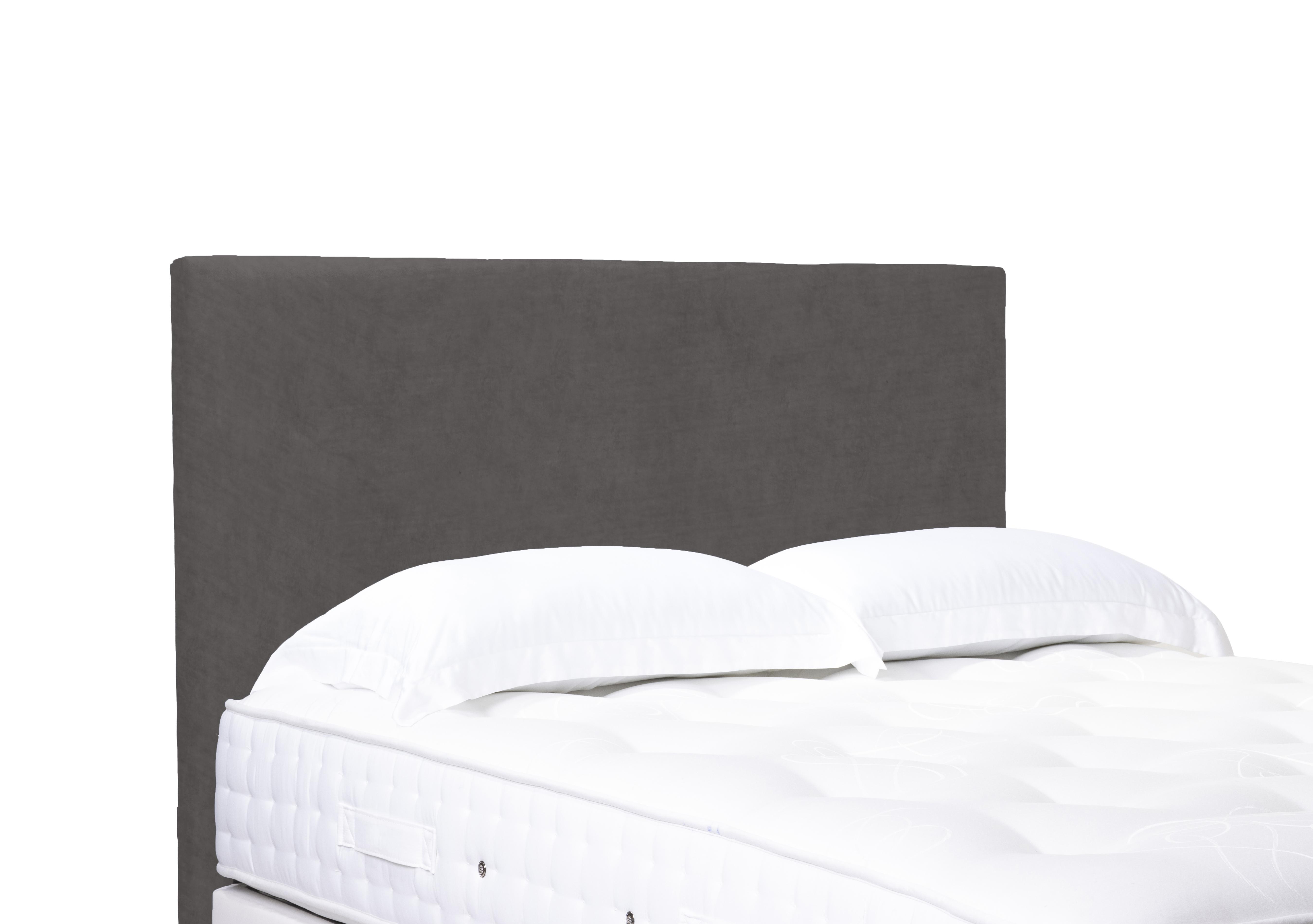 Artisan Collection Origin Standard Floor Standing Headboard in Plush Mole on Furniture Village