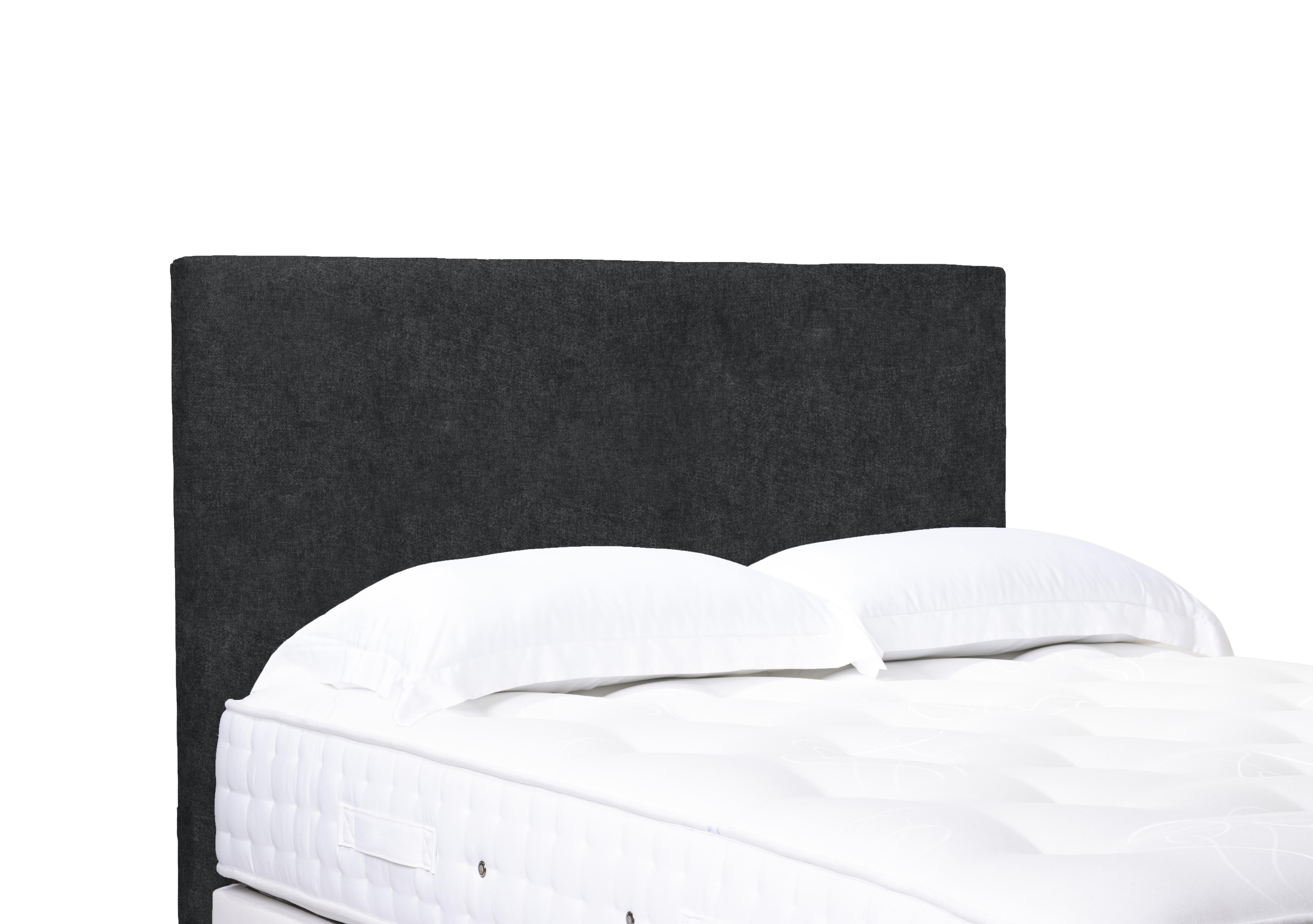 Artisan Collection Origin Standard Floor Standing Headboard in Tweed Charcoal on Furniture Village