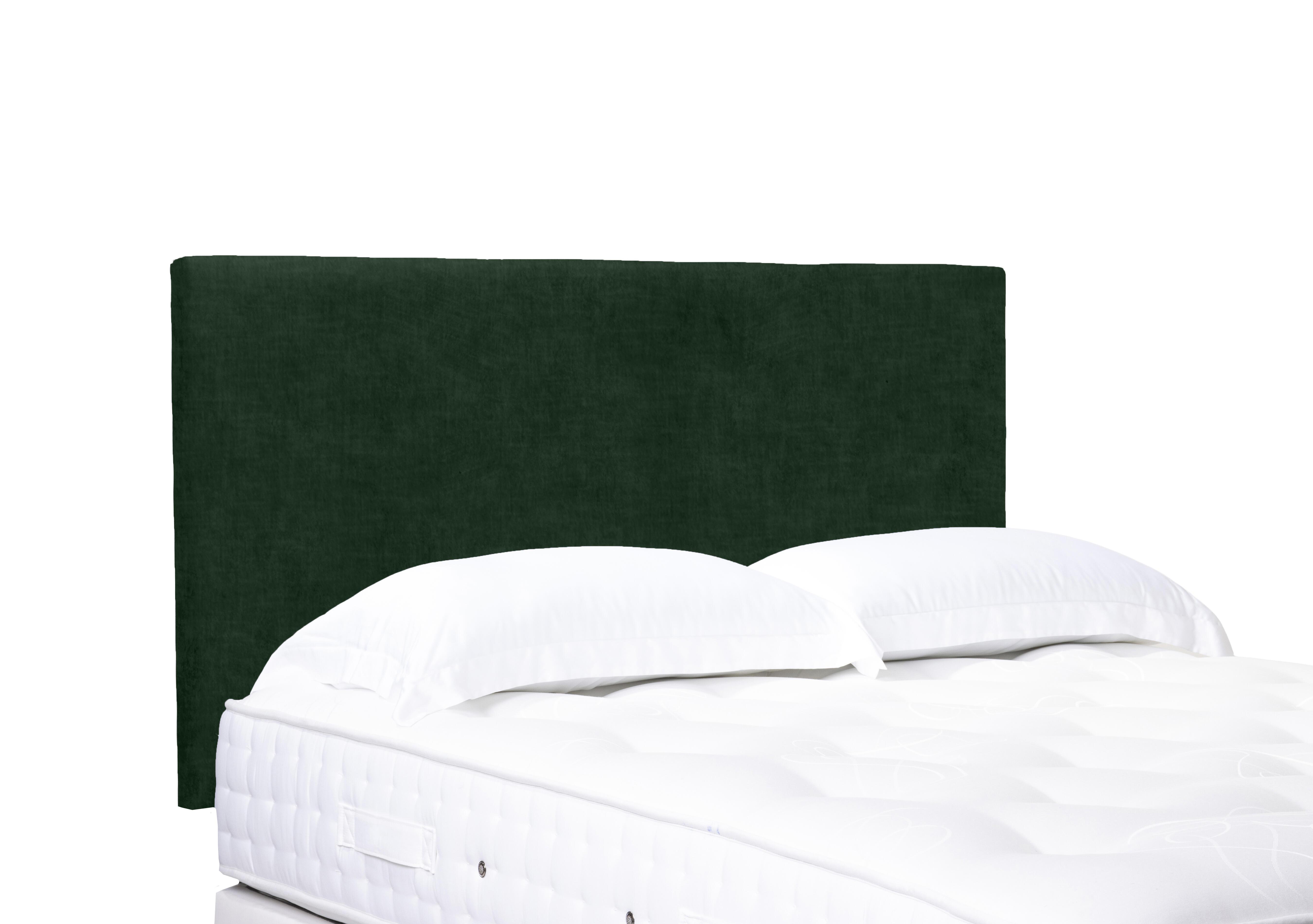 Origin Standard Strutted Headboard in 502 Tormaline Green on Furniture Village