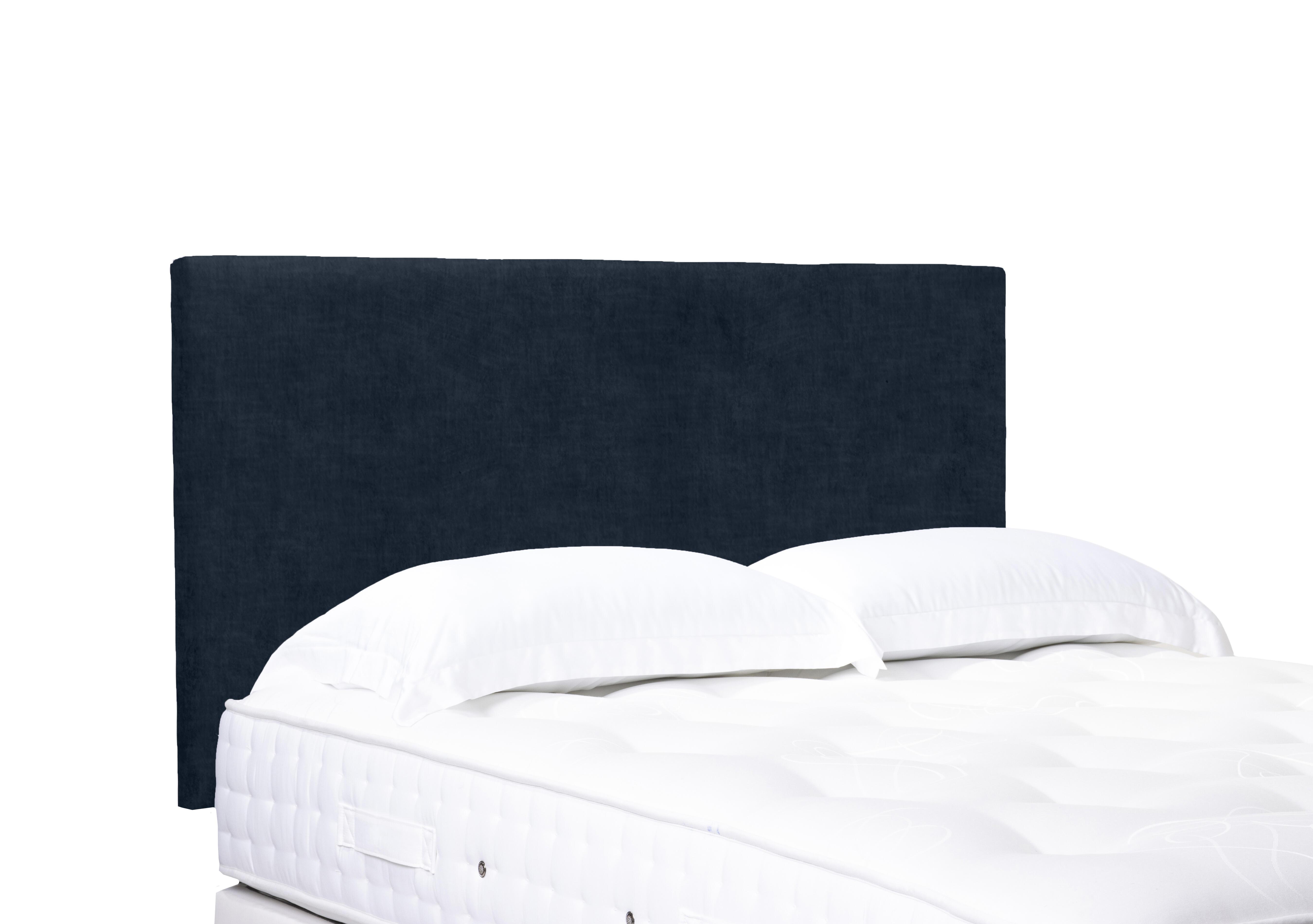 Artisan Collection Origin Standard Strutted Headboard in 600 Granite Blue on Furniture Village