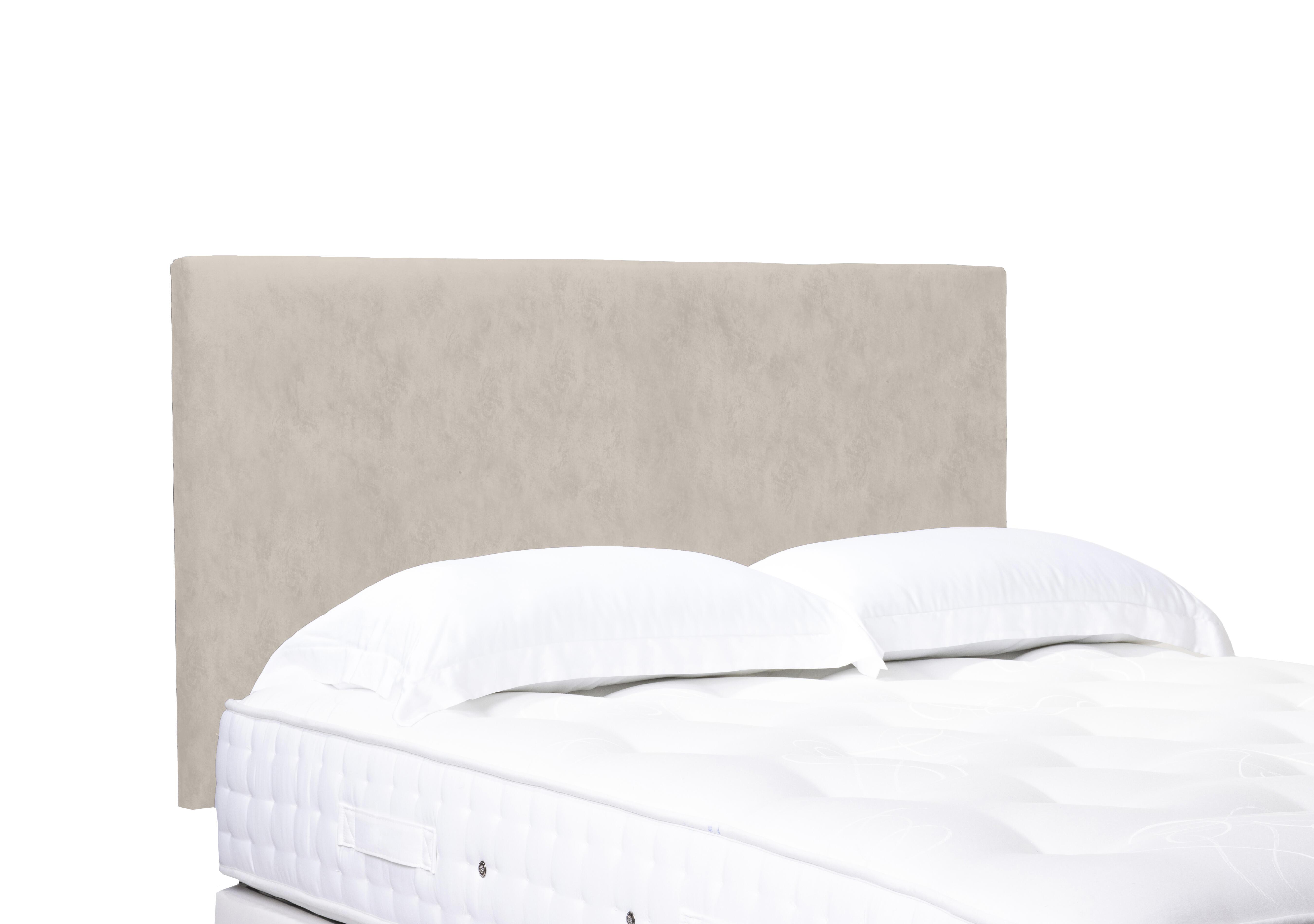 Artisan Collection Origin Standard Strutted Headboard in 901 Sandstone Pearl on Furniture Village