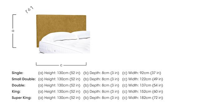 Artisan Collection Origin Standard Strutted Headboard in  on Furniture Village