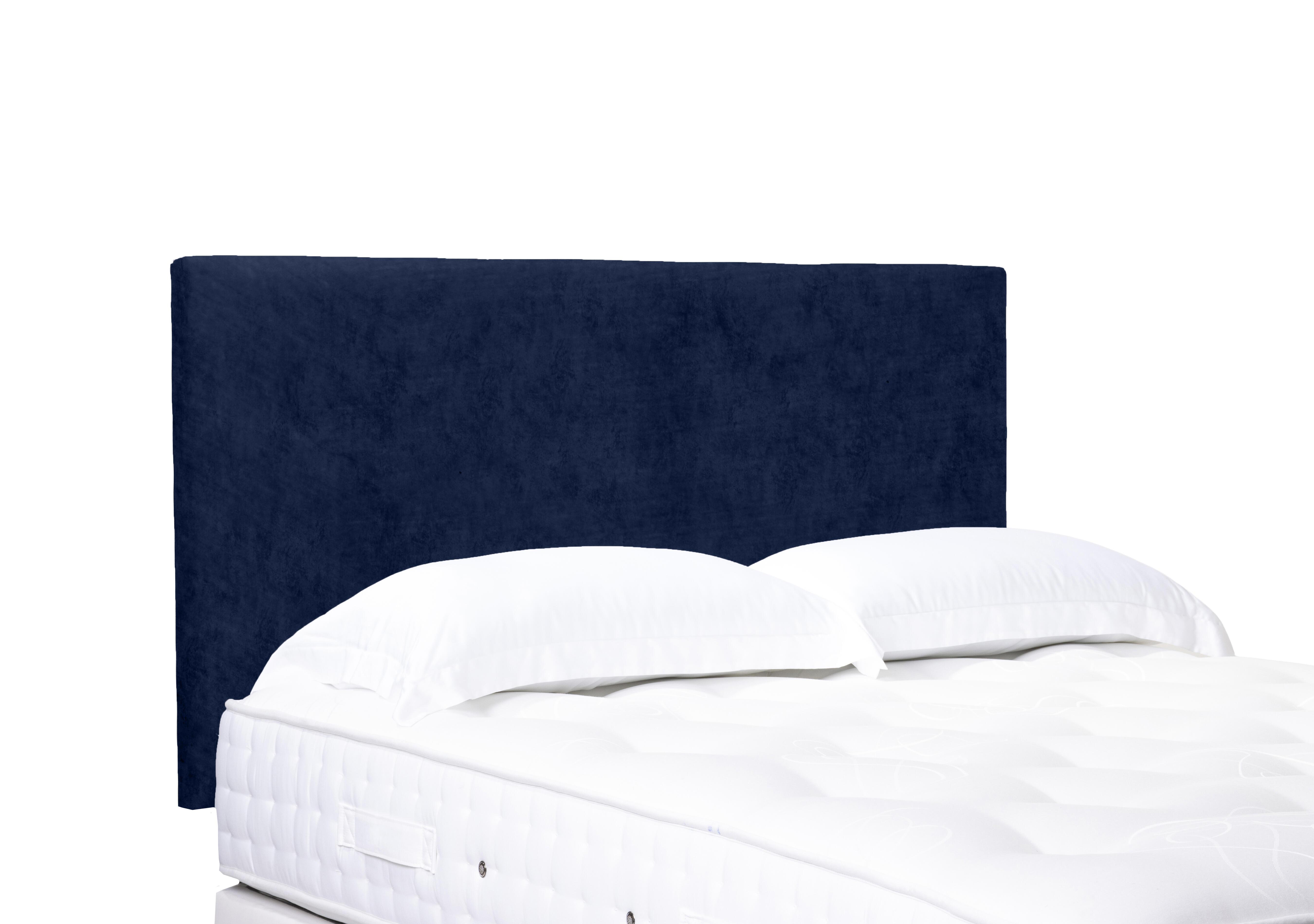 Artisan Collection Origin Standard Strutted Headboard in Aston Navy on Furniture Village