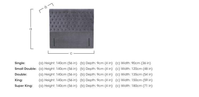 Artisan Collection Orton High Floor Standing Headboard in  on Furniture Village