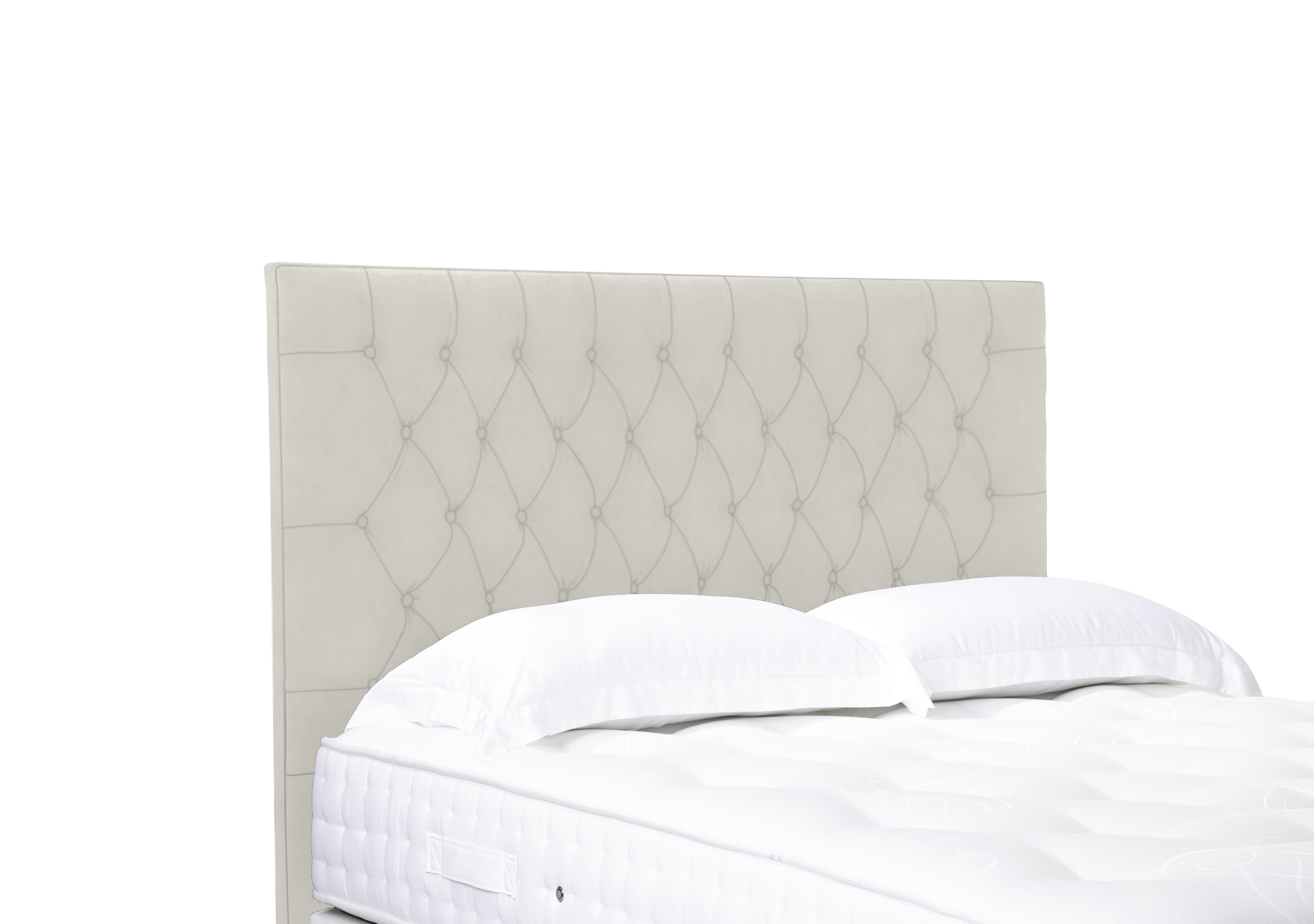 Artisan Collection Orton High Floor Standing Headboard in Aston Linen on Furniture Village