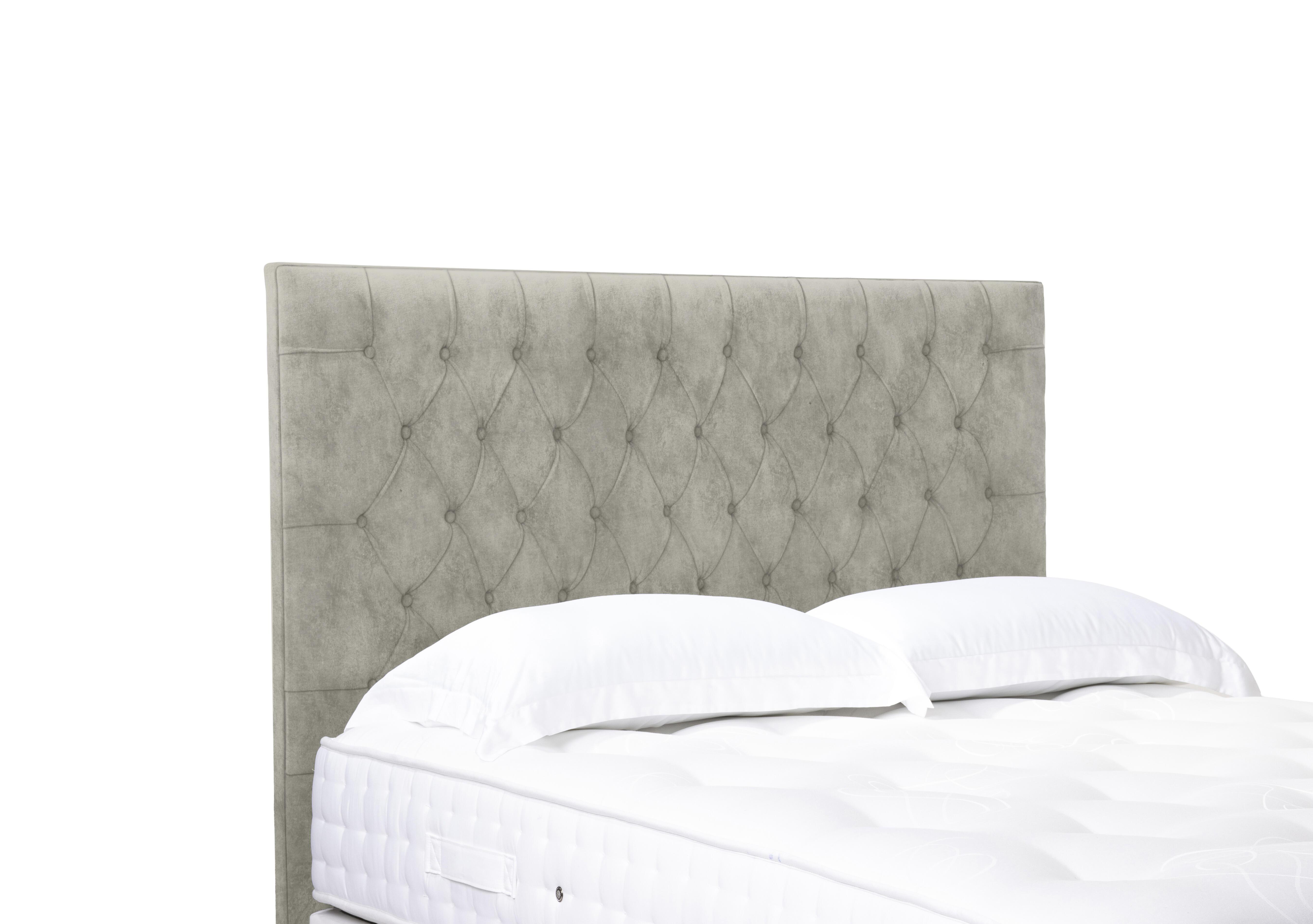 Artisan Collection Orton High Floor Standing Headboard in Dapple Oyster on Furniture Village