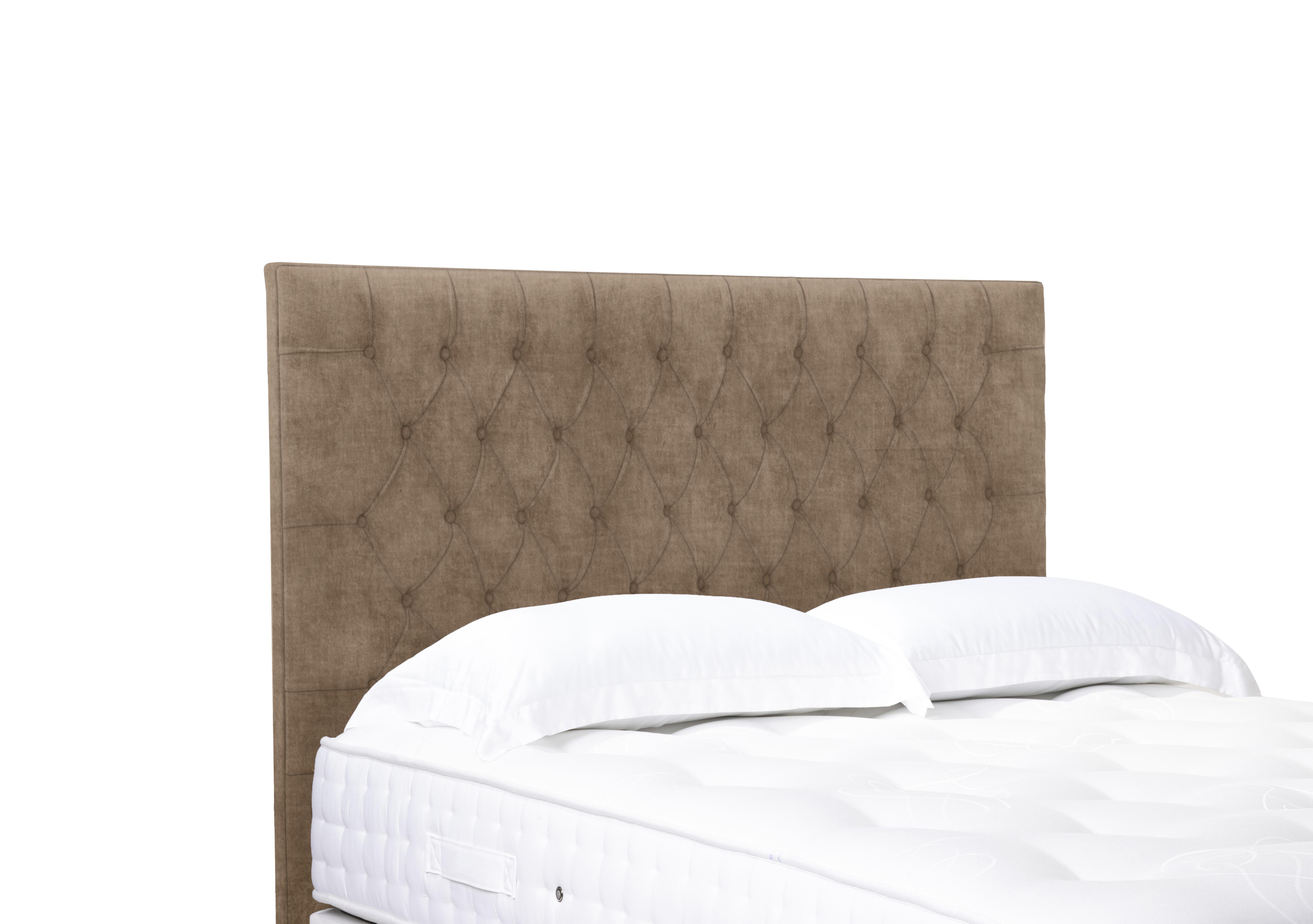 Artisan Collection Orton High Floor Standing Headboard in Lace Caramel on Furniture Village