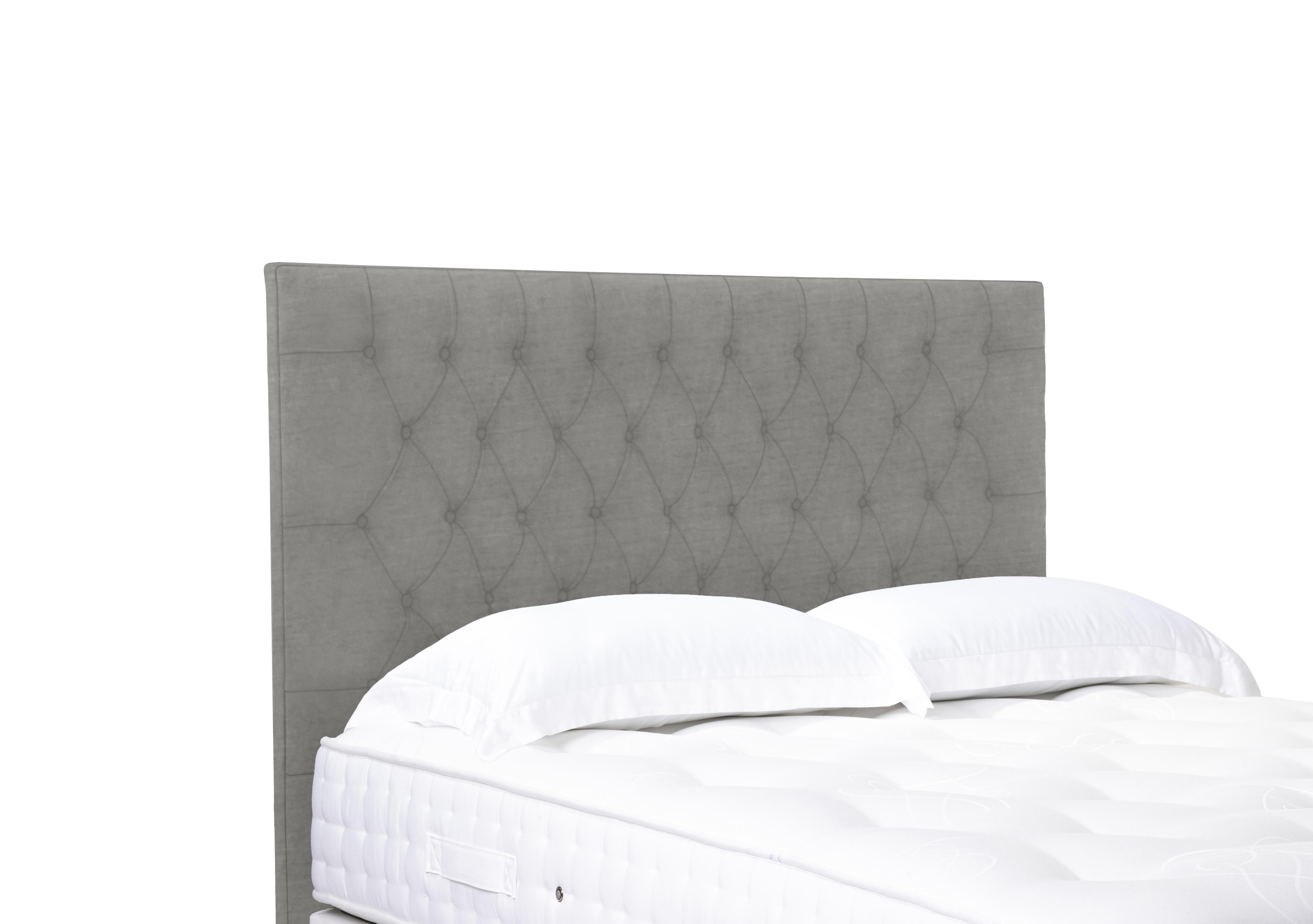 Artisan Collection Orton High Floor Standing Headboard in Milan Nickel on Furniture Village