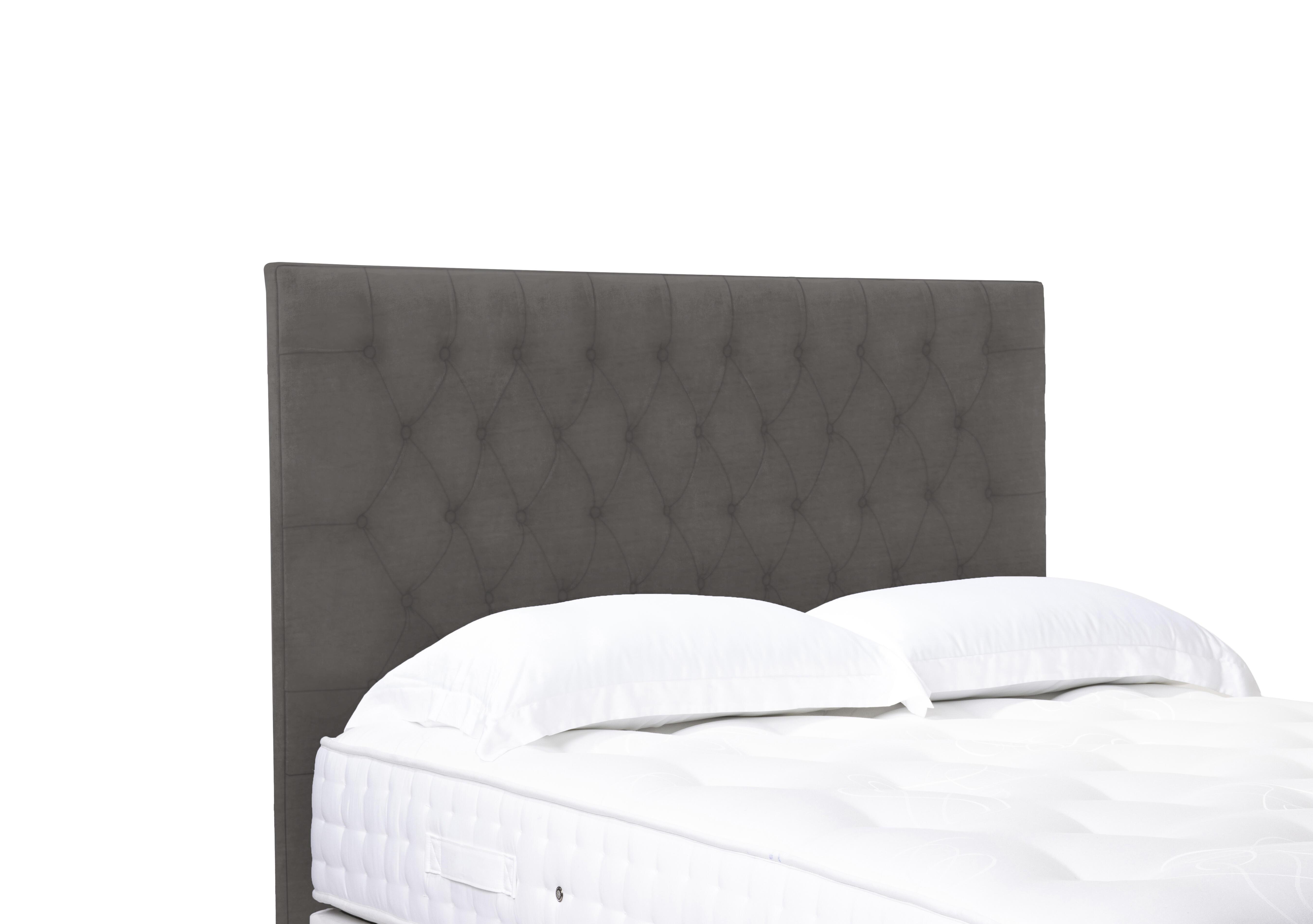 Artisan Collection Orton High Floor Standing Headboard in Plush Mole on Furniture Village