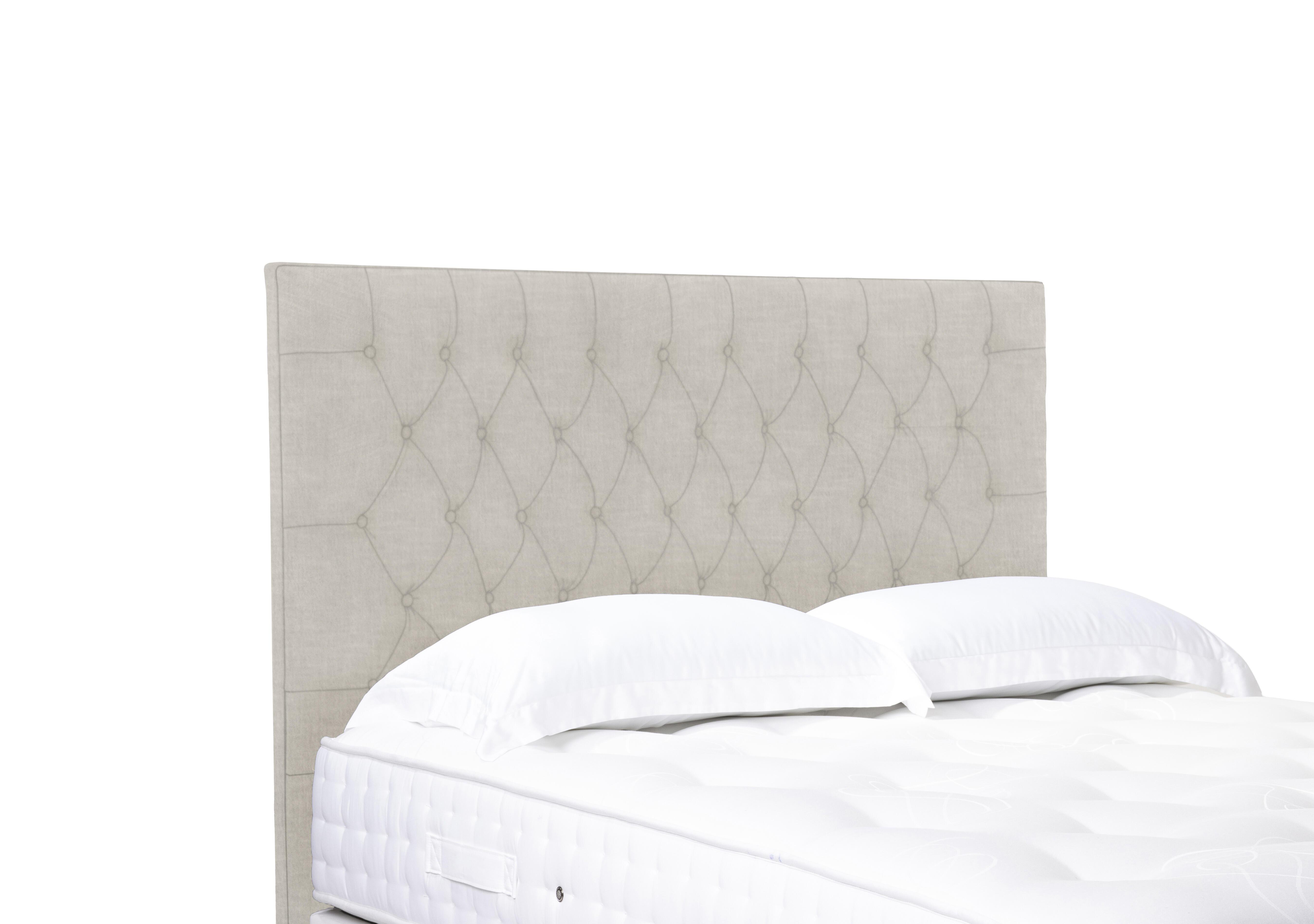 Artisan Collection Orton High Floor Standing Headboard in Queens Oat on Furniture Village