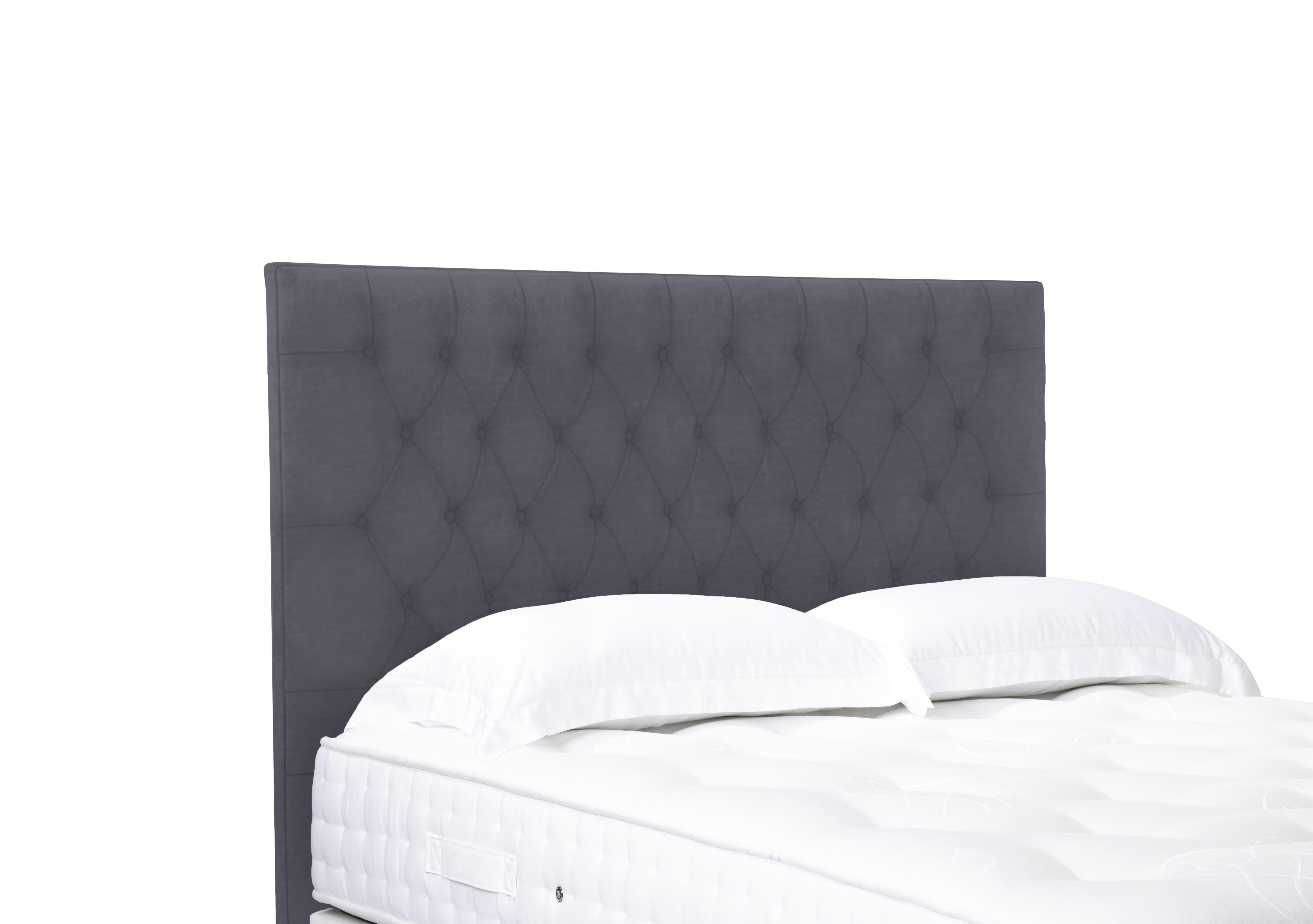 Artisan Collection Orton High Floor Standing Headboard in Seven Anthracite on Furniture Village