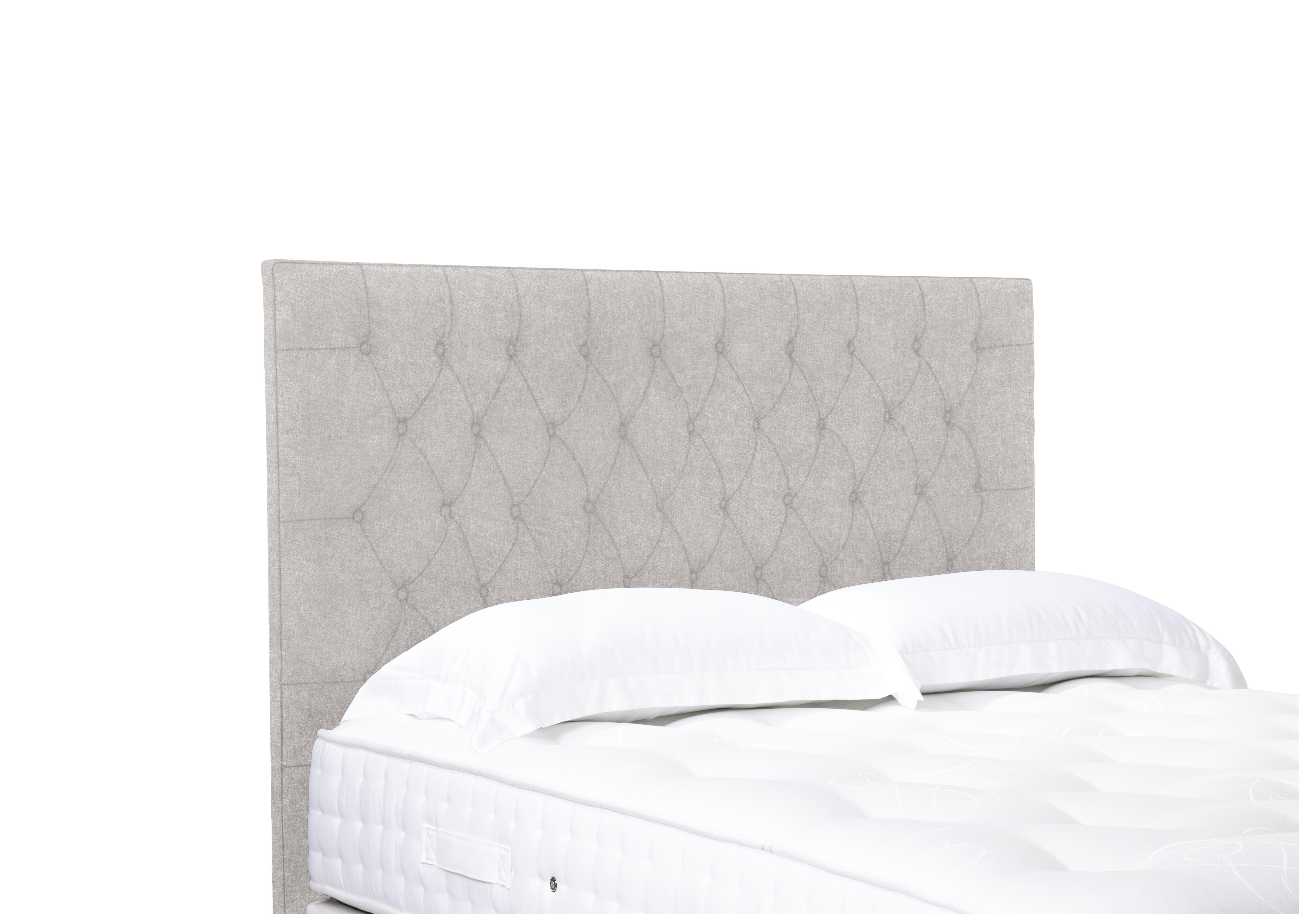 Artisan Collection Orton High Floor Standing Headboard in Tweed Stone on Furniture Village