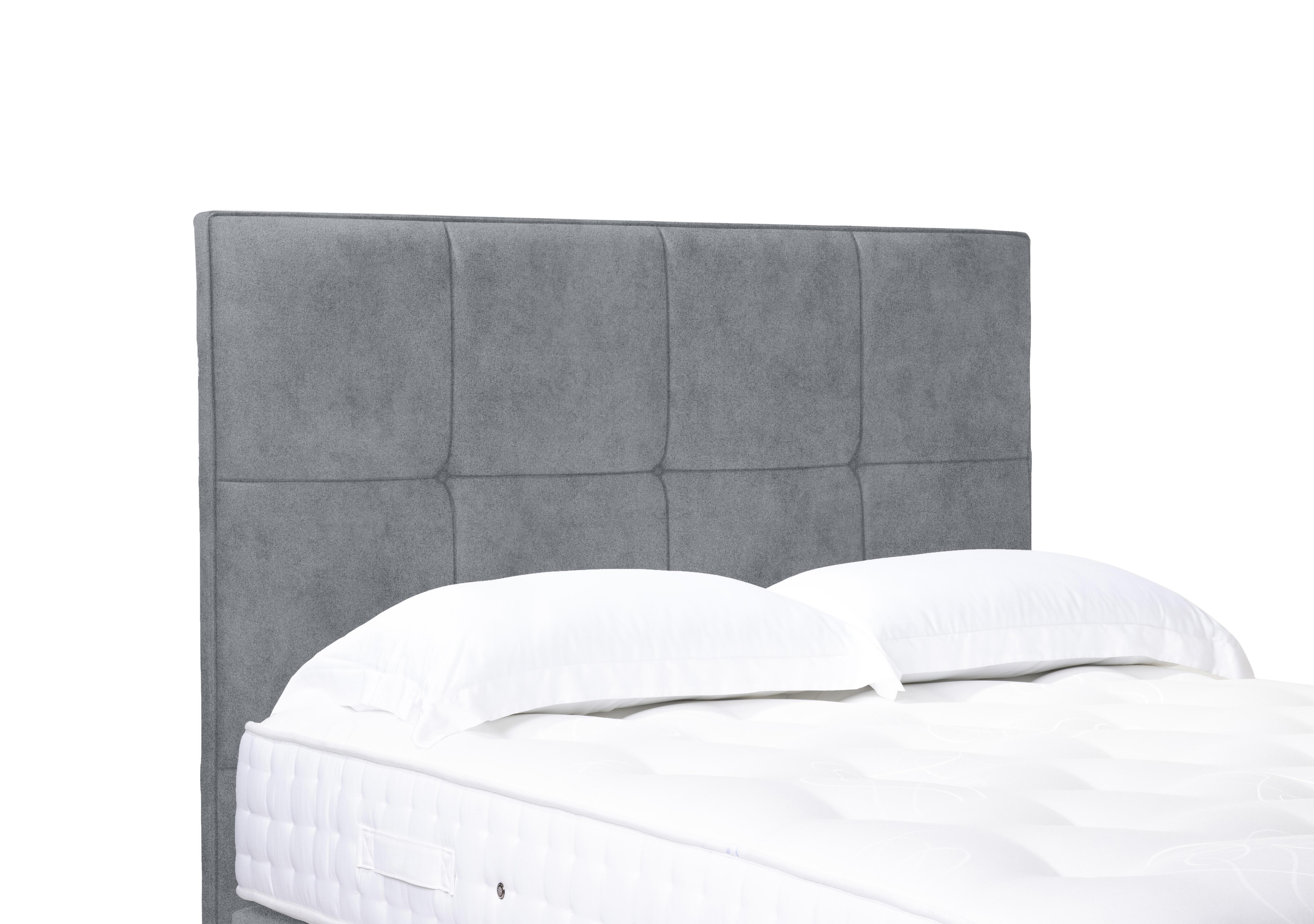Artisan Collection Reigns High Floor Standing Headboard in 806 Simply Zinc on Furniture Village