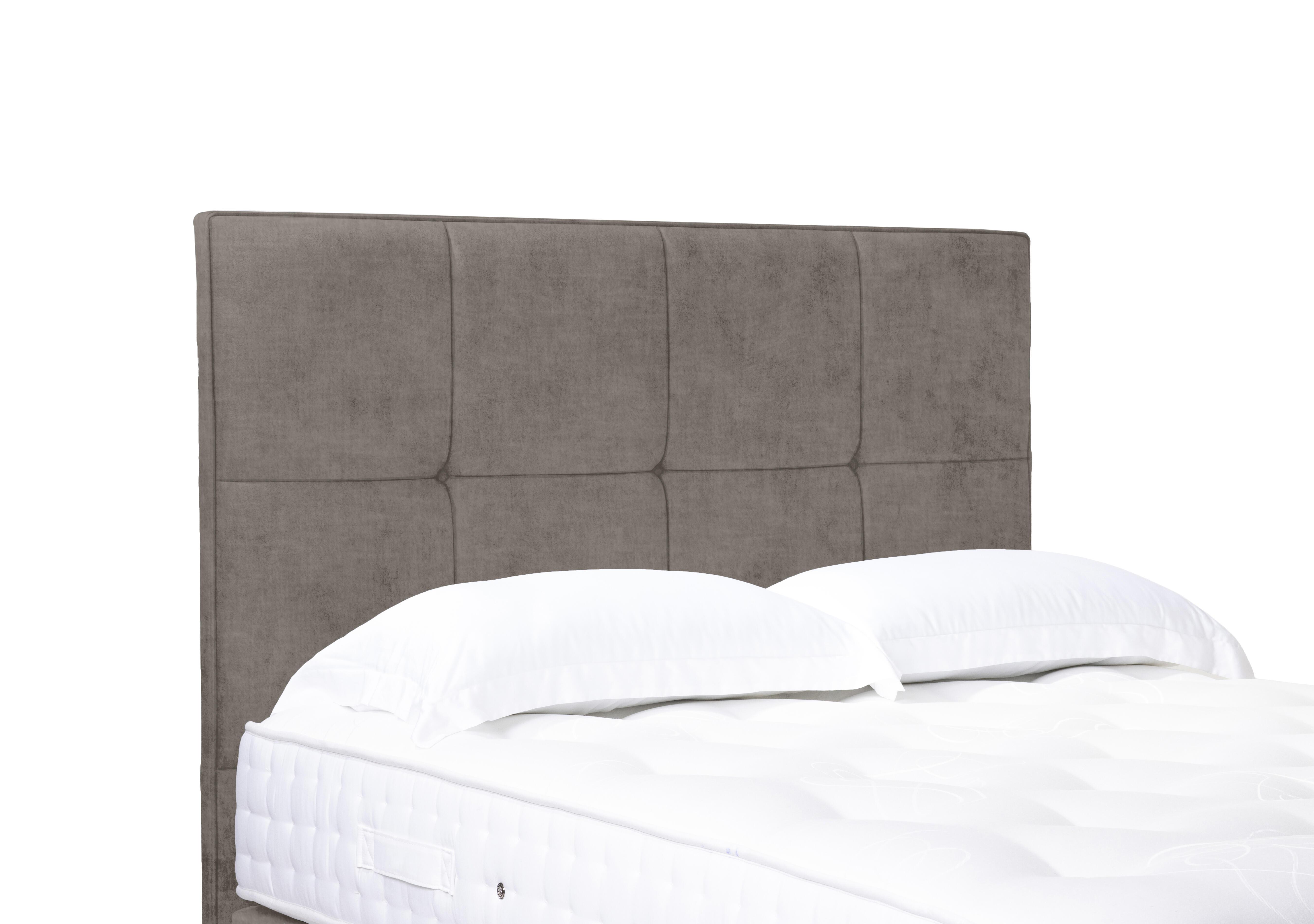 Reigns High Floor Standing Headboard in 904 Warm Onyx on Furniture Village