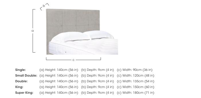 Artisan Collection Reigns High Floor Standing Headboard in  on Furniture Village