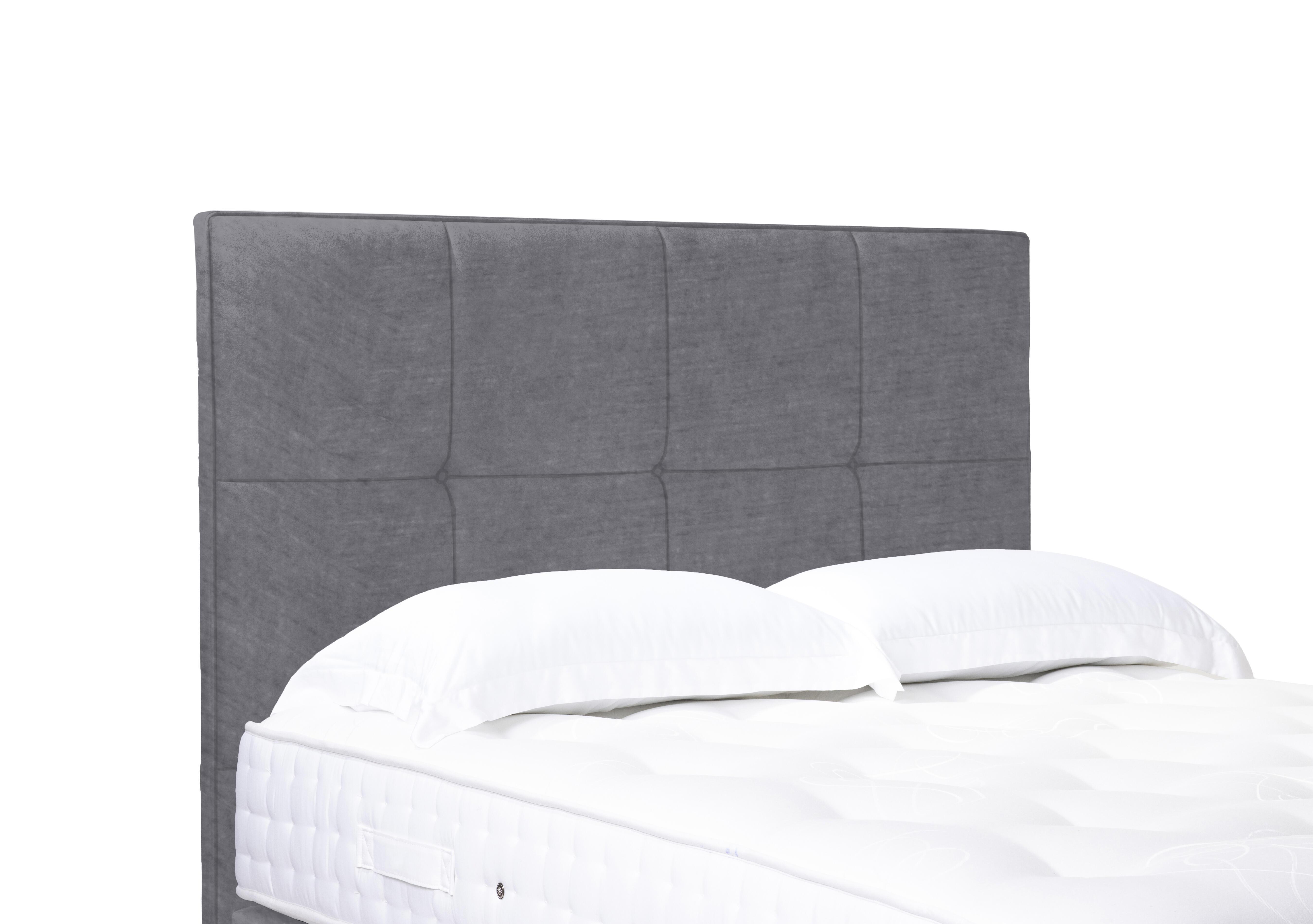Artisan Collection Reigns High Floor Standing Headboard in Aston Steel on Furniture Village