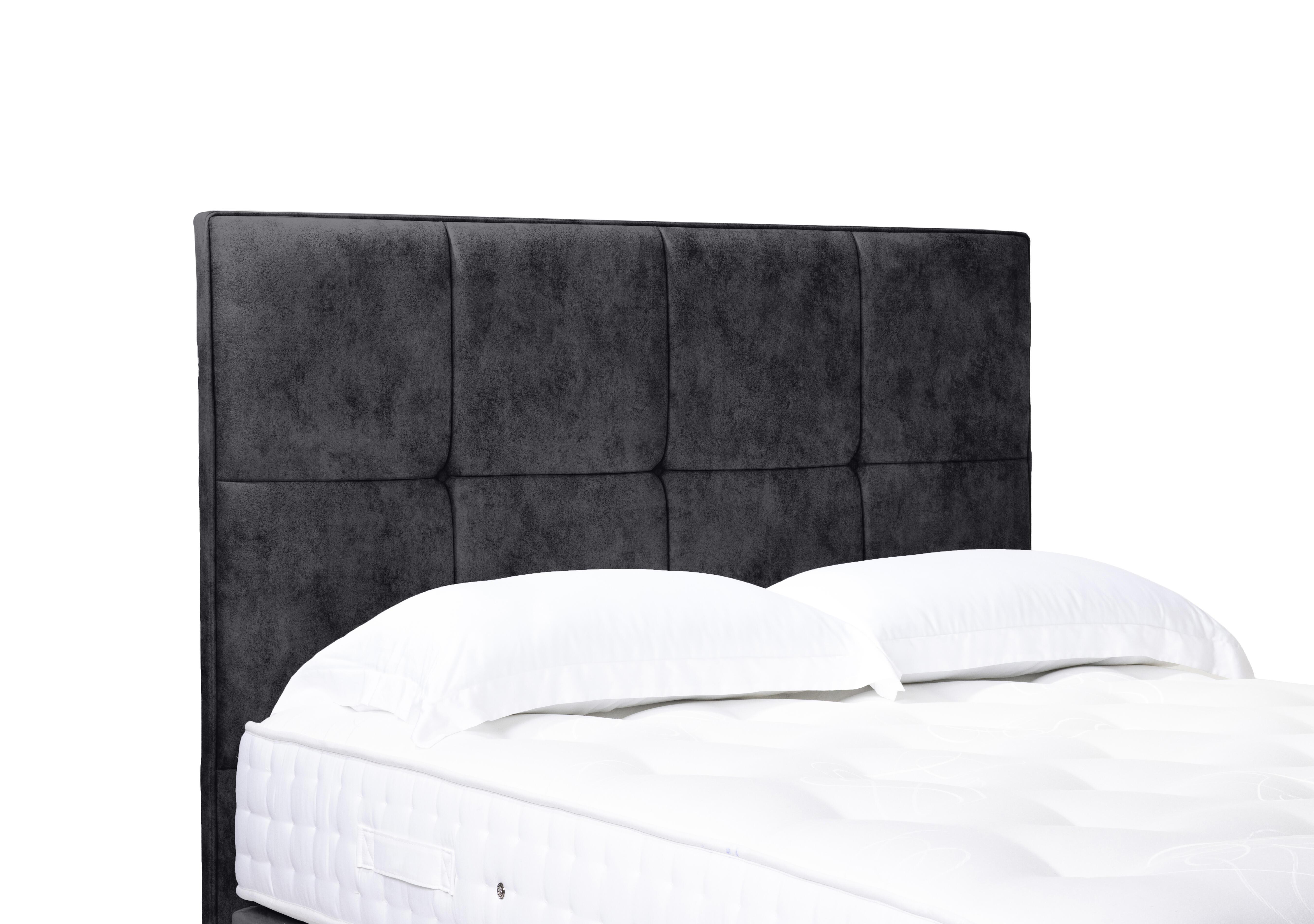 Artisan Collection Reigns High Floor Standing Headboard in Daytona Coal on Furniture Village