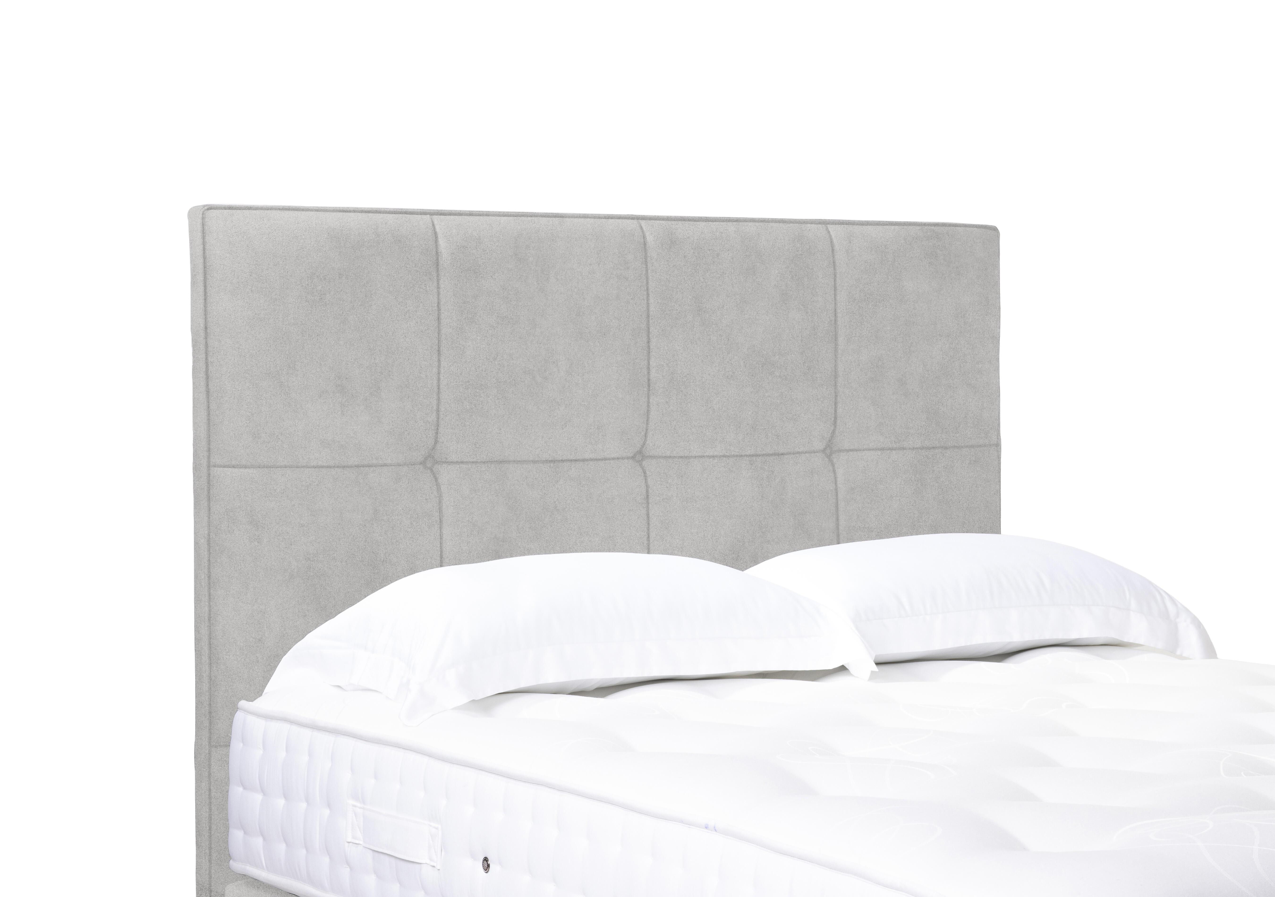 Artisan Collection Reigns High Floor Standing Headboard in Plain Opal on Furniture Village