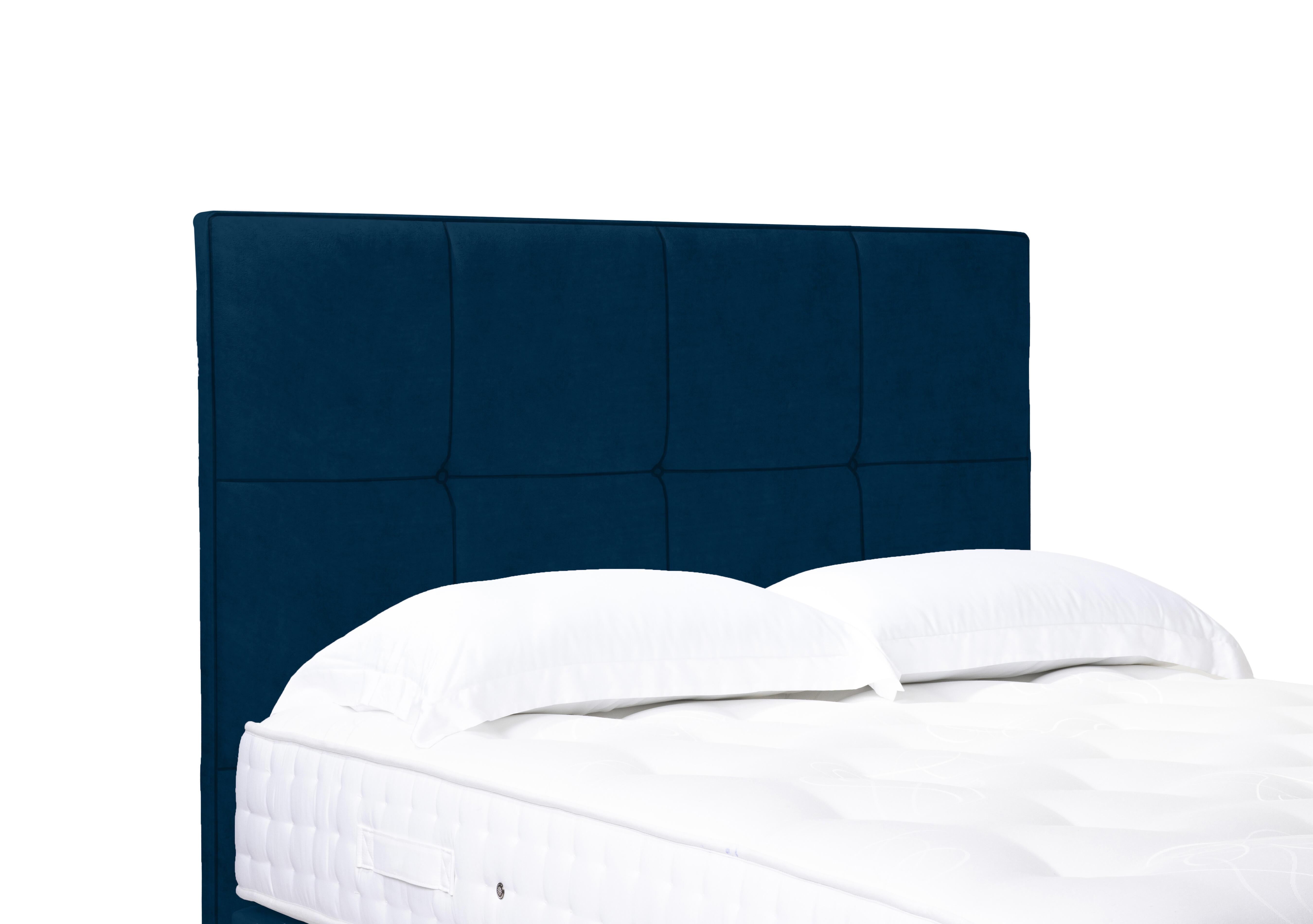 Artisan Collection Reigns High Floor Standing Headboard in Plush Pacific on Furniture Village