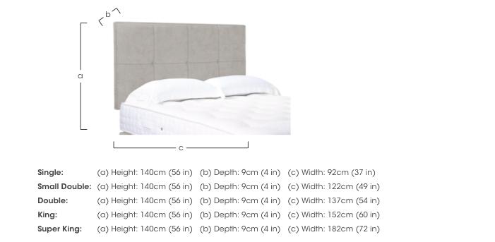 Artisan Collection Reigns High Strutted Headboard in  on Furniture Village