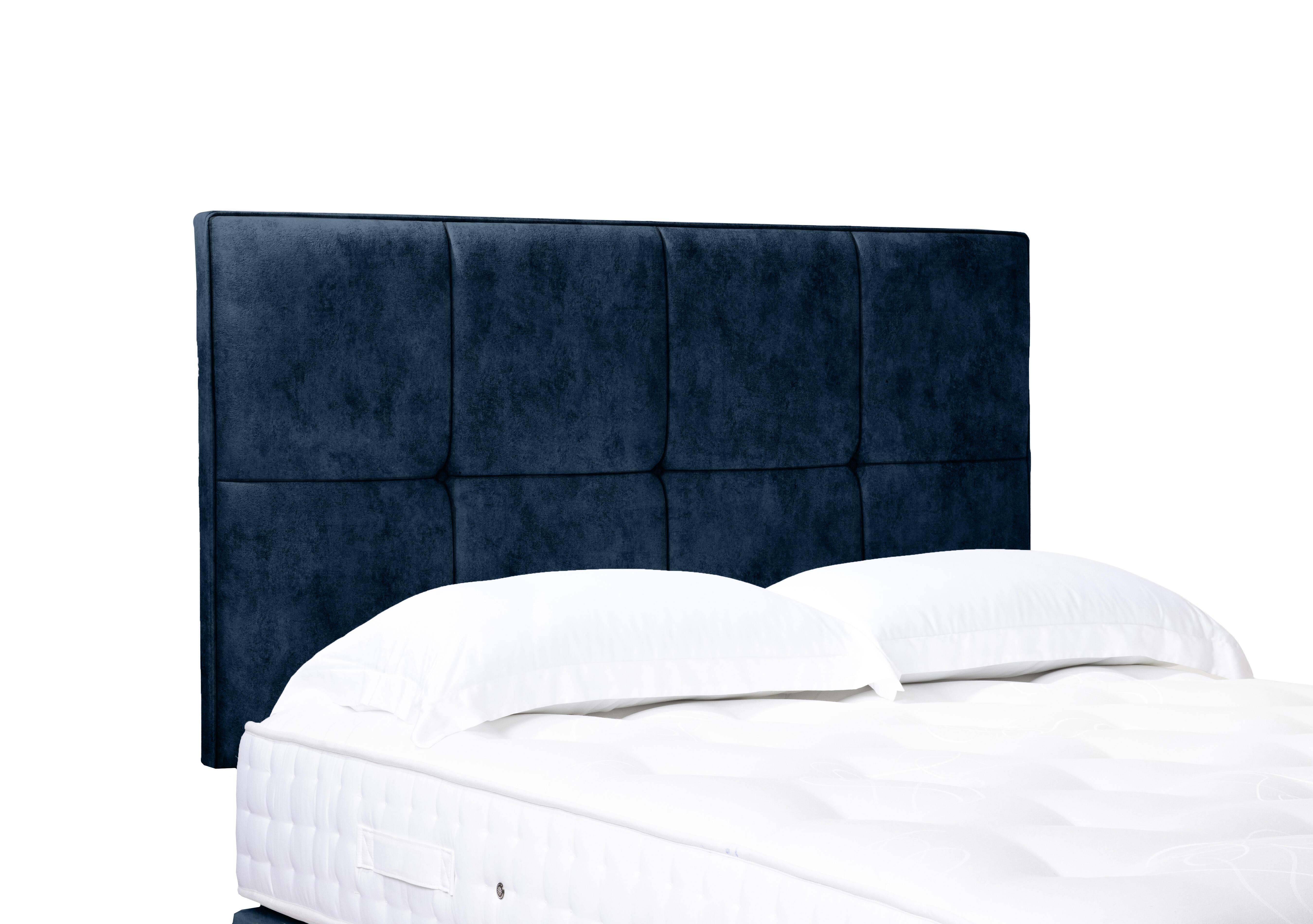 Artisan Collection Reigns High Strutted Headboard in Daytona Ocean on Furniture Village