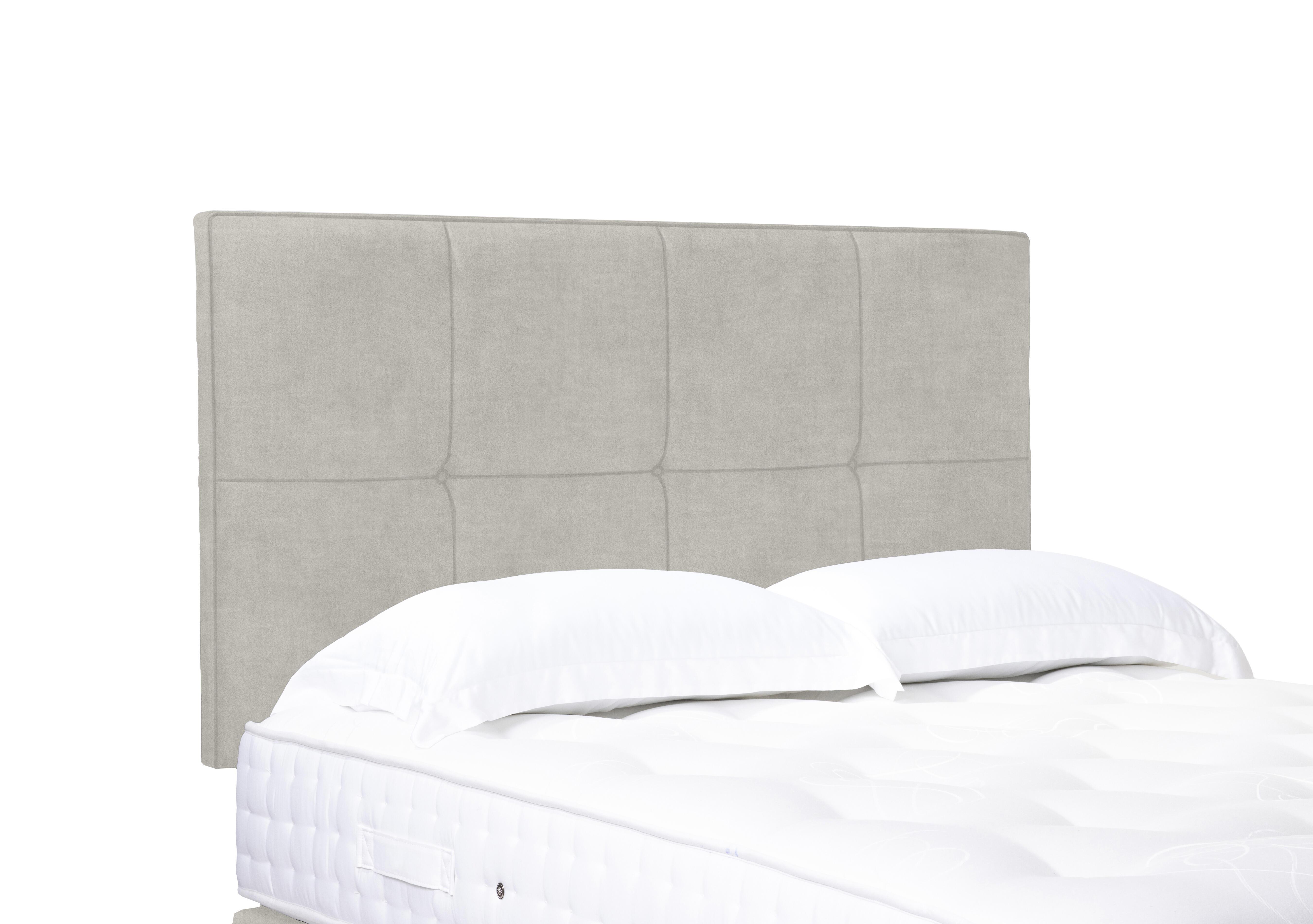 Artisan Collection Reigns High Strutted Headboard in Queens Oat on Furniture Village