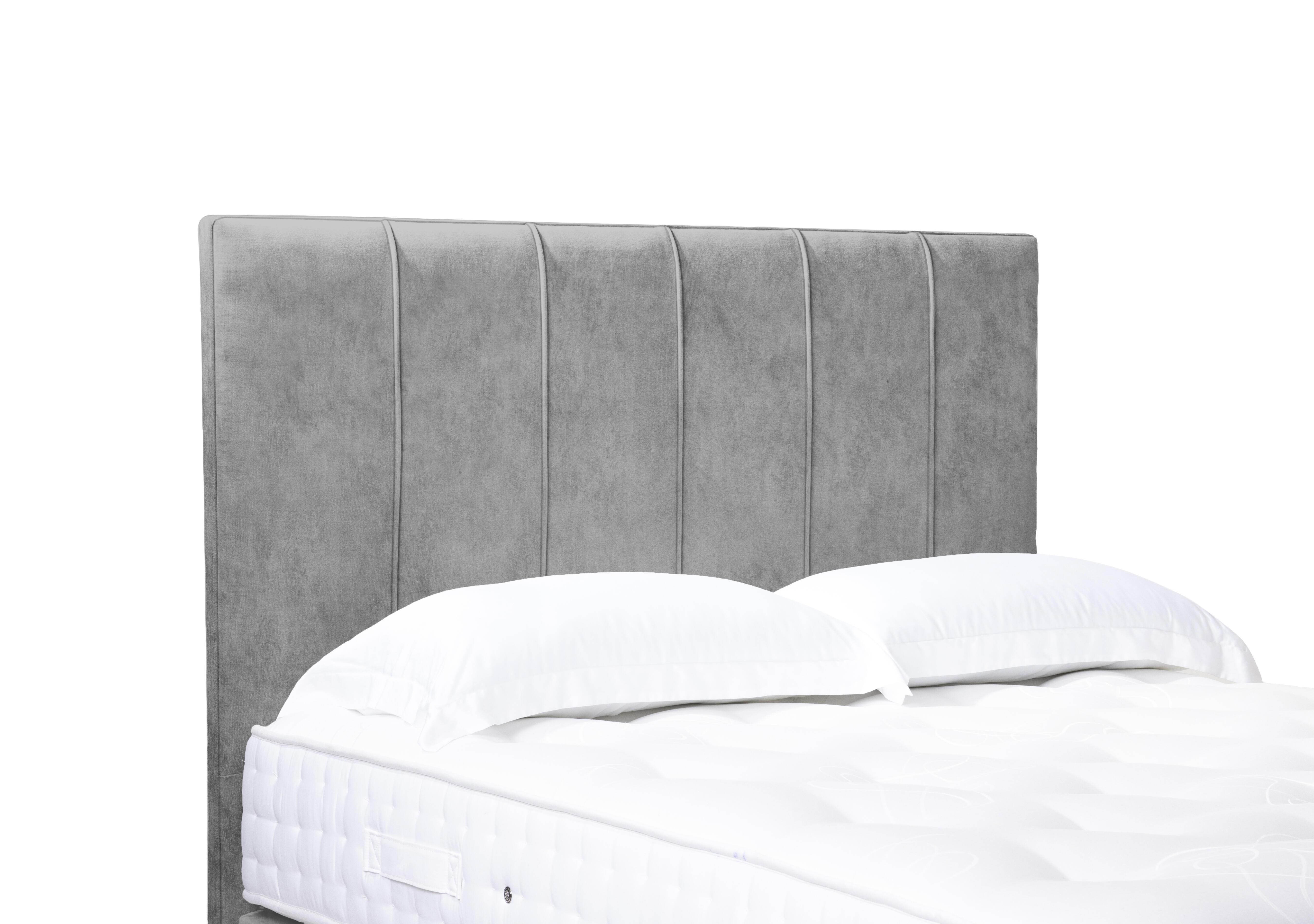 Artisan Collection Rhodes High Floor Standing Headboard in Dapple Sterling on Furniture Village