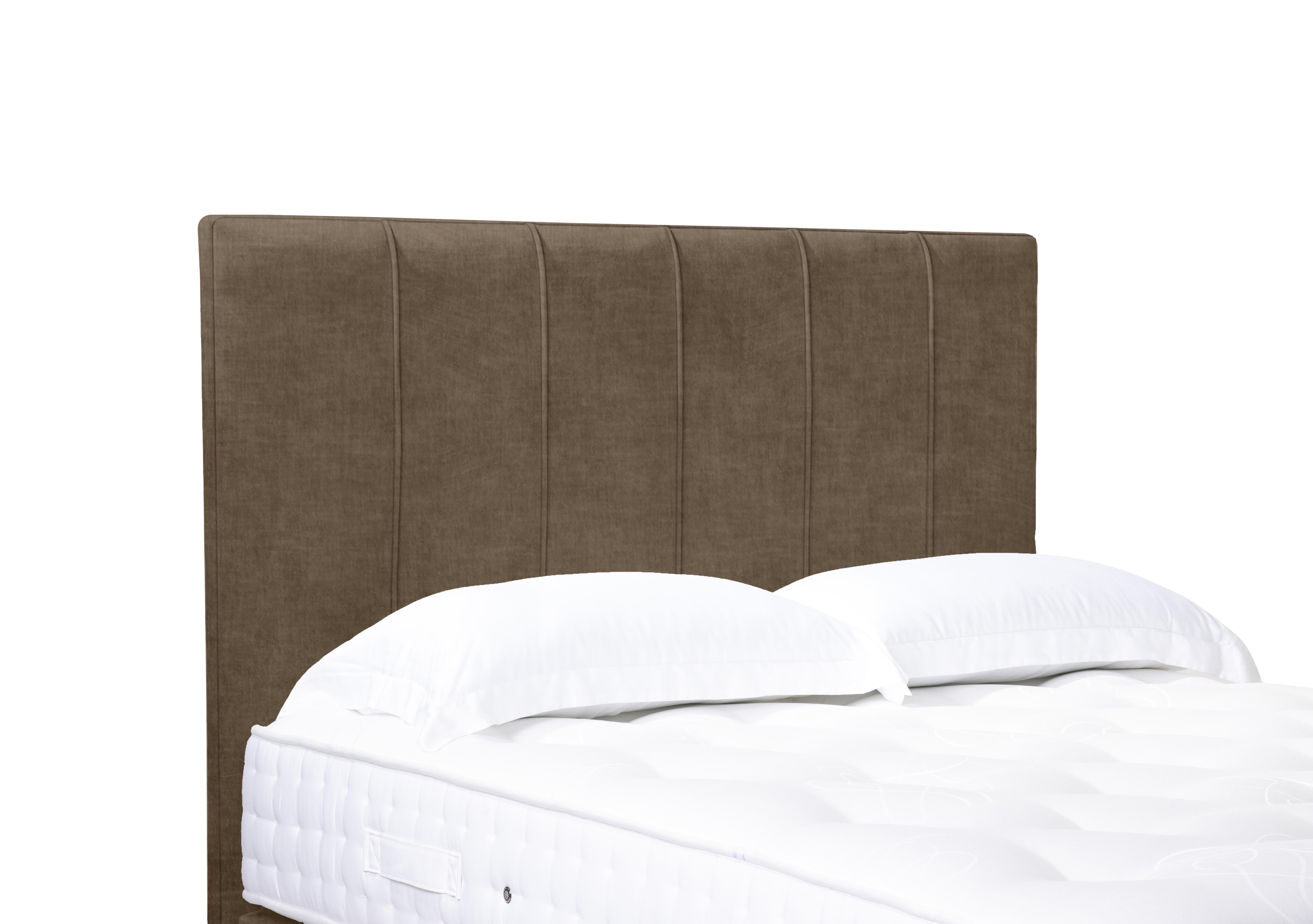 Rhodes High Floor Standing Headboard in Lace Caramel on Furniture Village