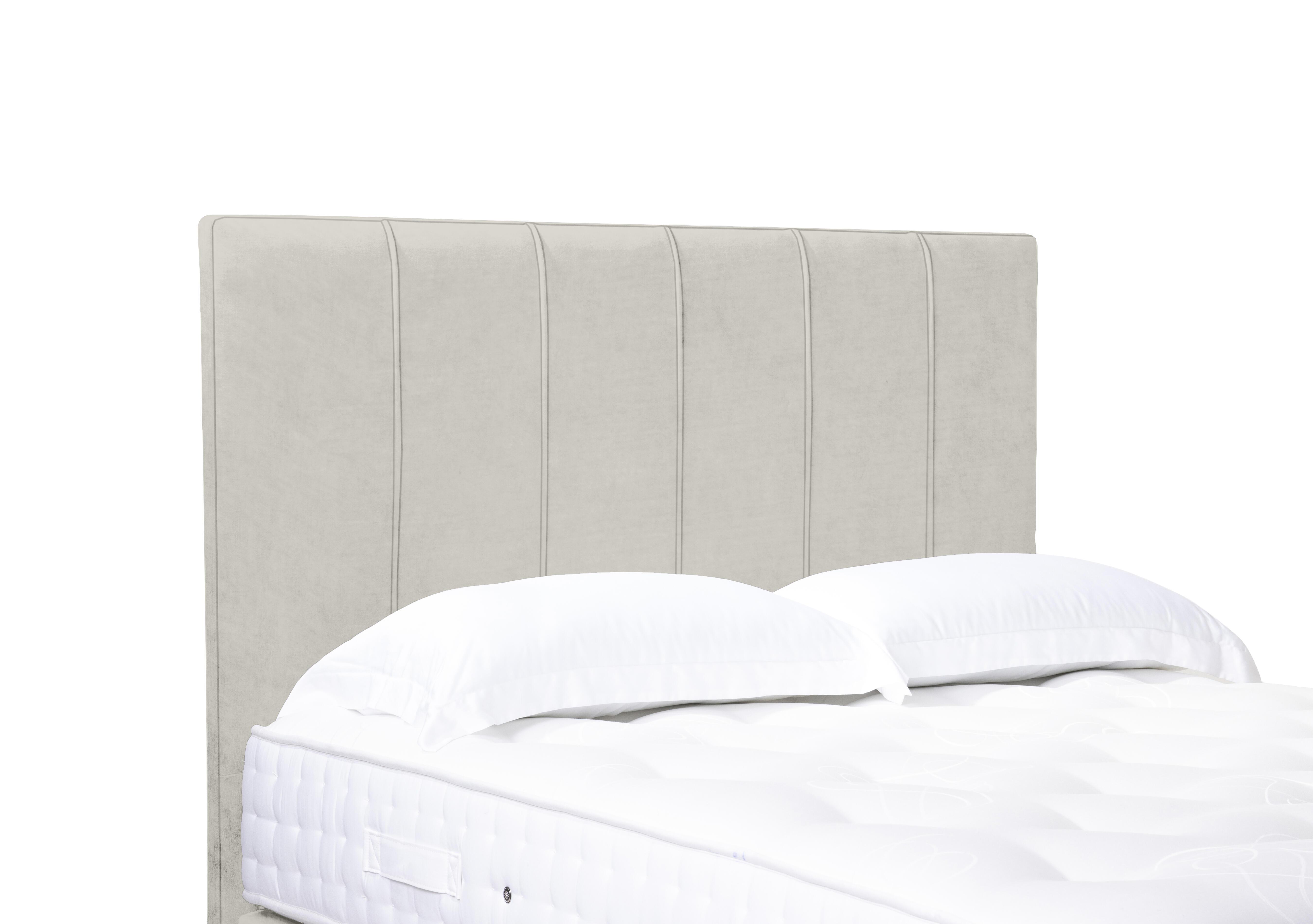Artisan Collection Rhodes High Floor Standing Headboard in Plush Ecru on Furniture Village
