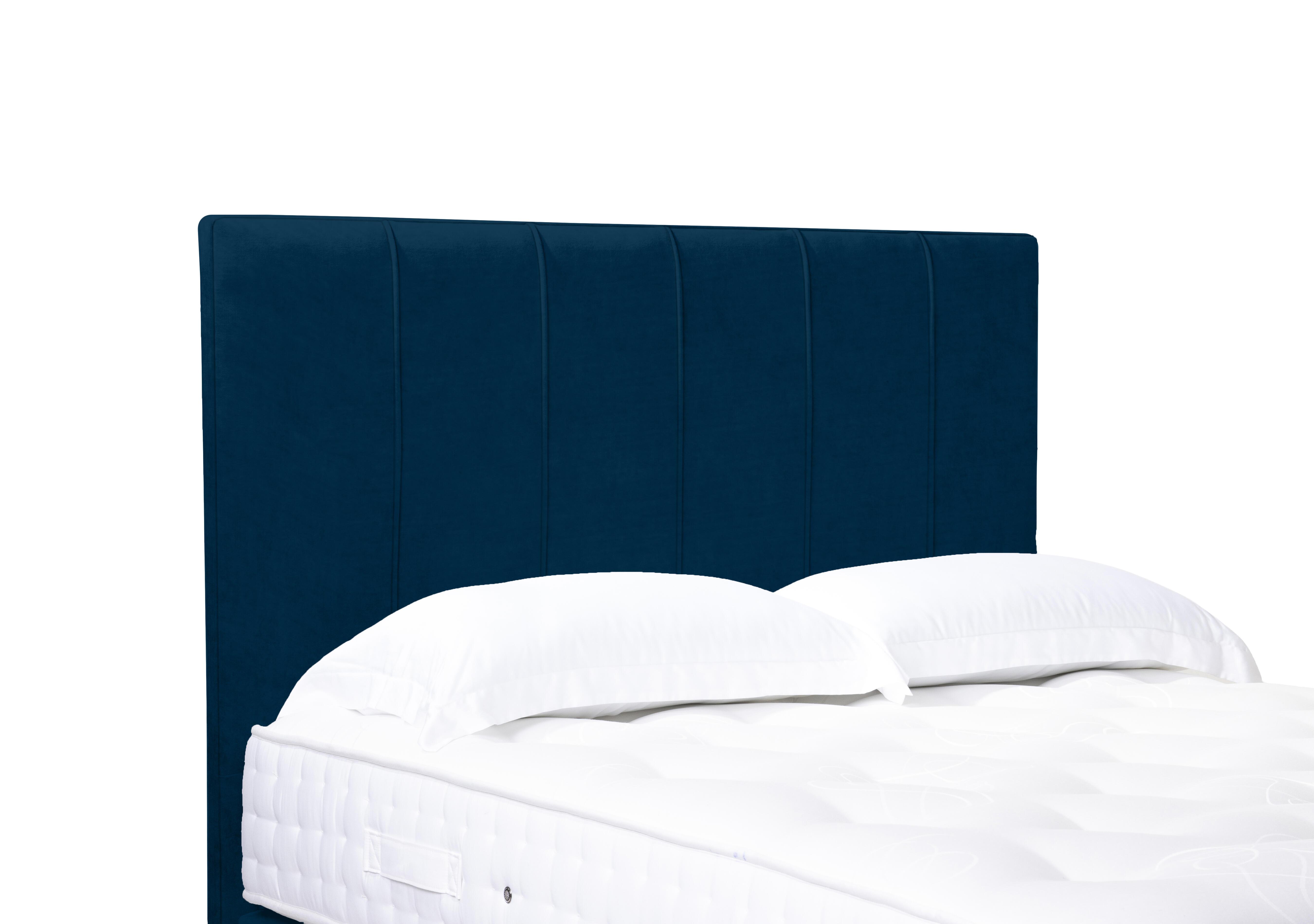 Artisan Collection Rhodes High Floor Standing Headboard in Plush Pacific on Furniture Village