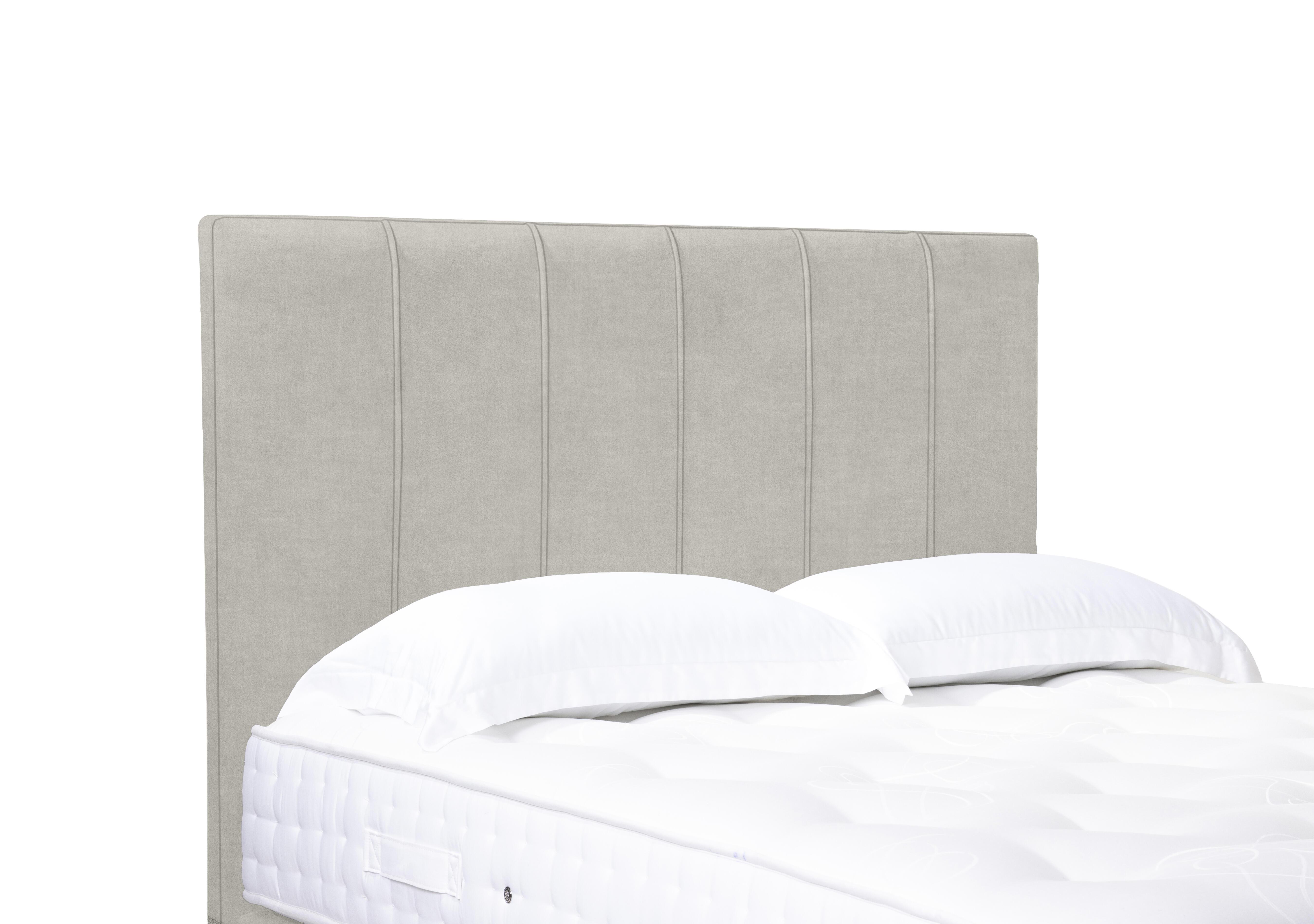 Artisan Collection Rhodes High Floor Standing Headboard in Queens Oat on Furniture Village
