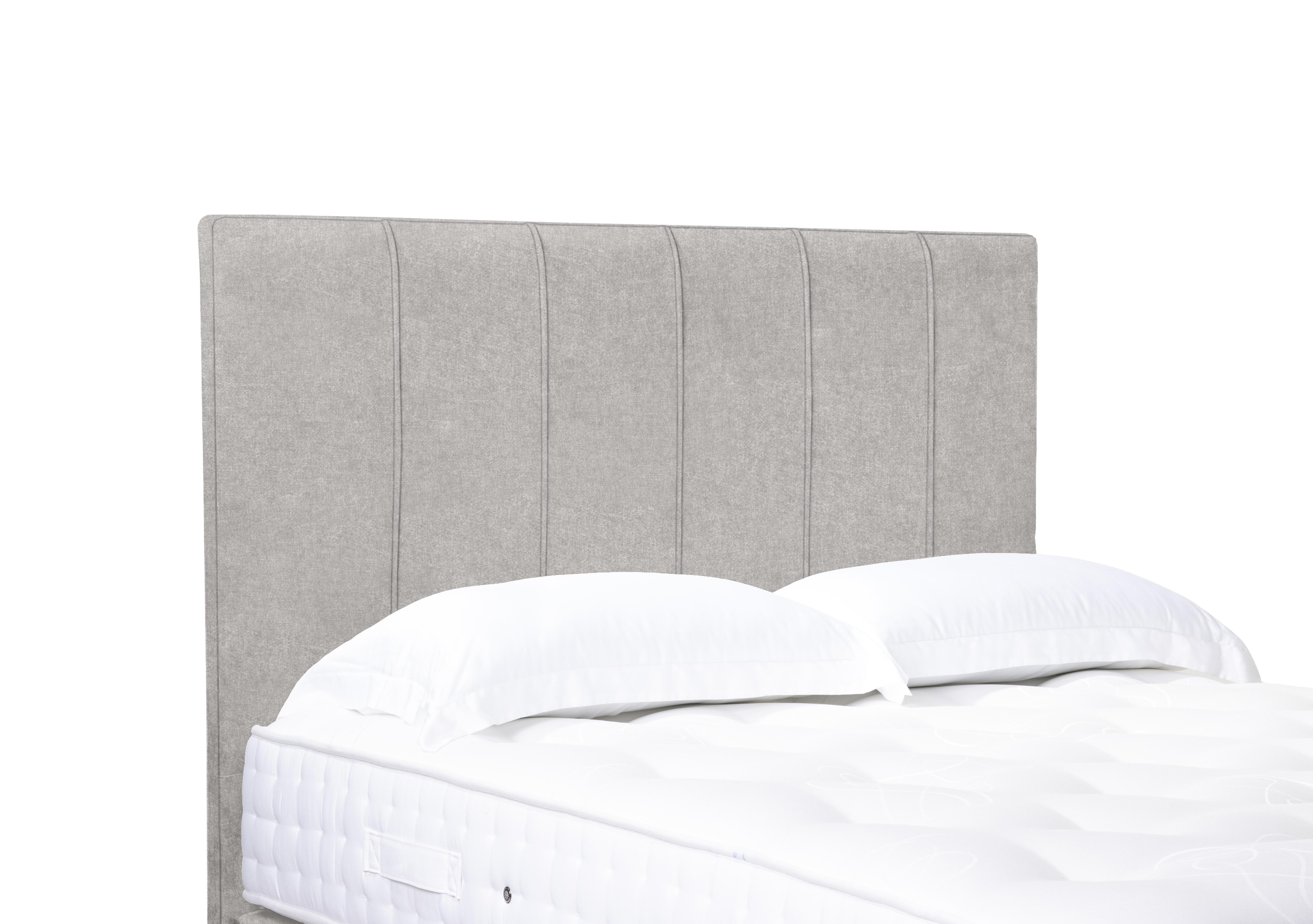 Artisan Collection Rhodes High Floor Standing Headboard in Tweed Stone on Furniture Village