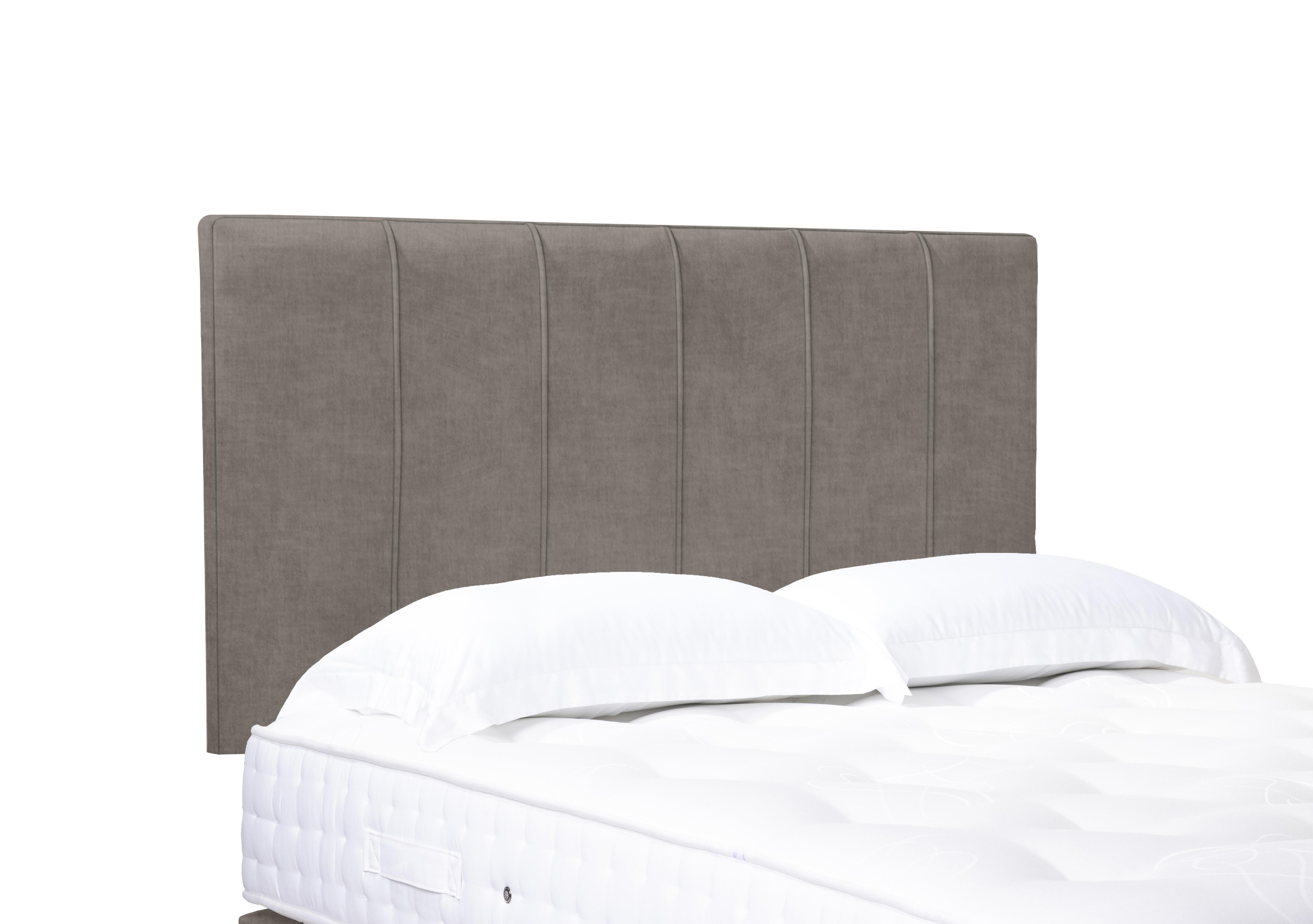 Rhodes High Strutted Headboard in 904 Warm Onyx on Furniture Village