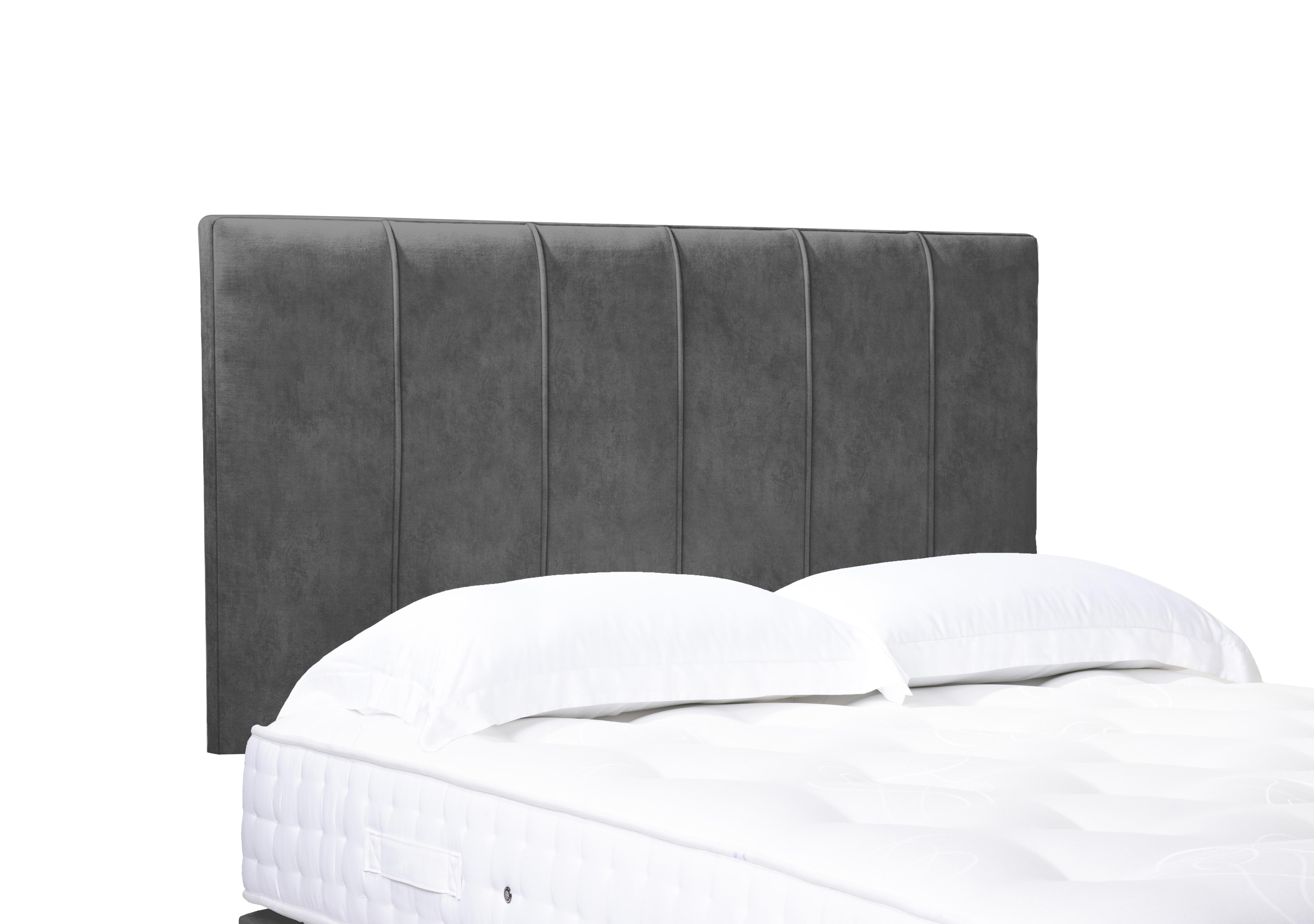 Rhodes High Strutted Headboard in Dapple Mink on Furniture Village