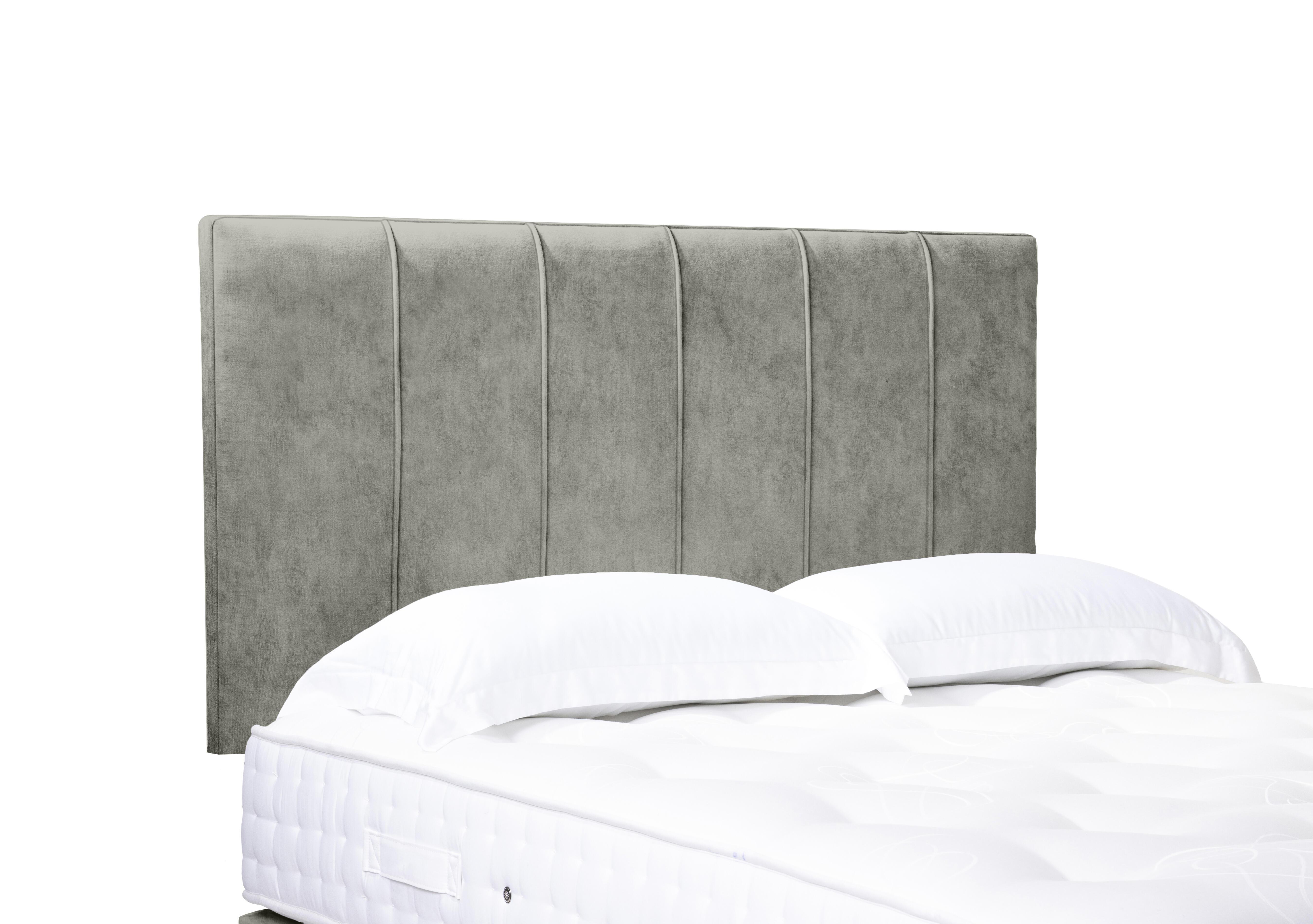 Artisan Collection Rhodes High Strutted Headboard in Daytona Stone on Furniture Village