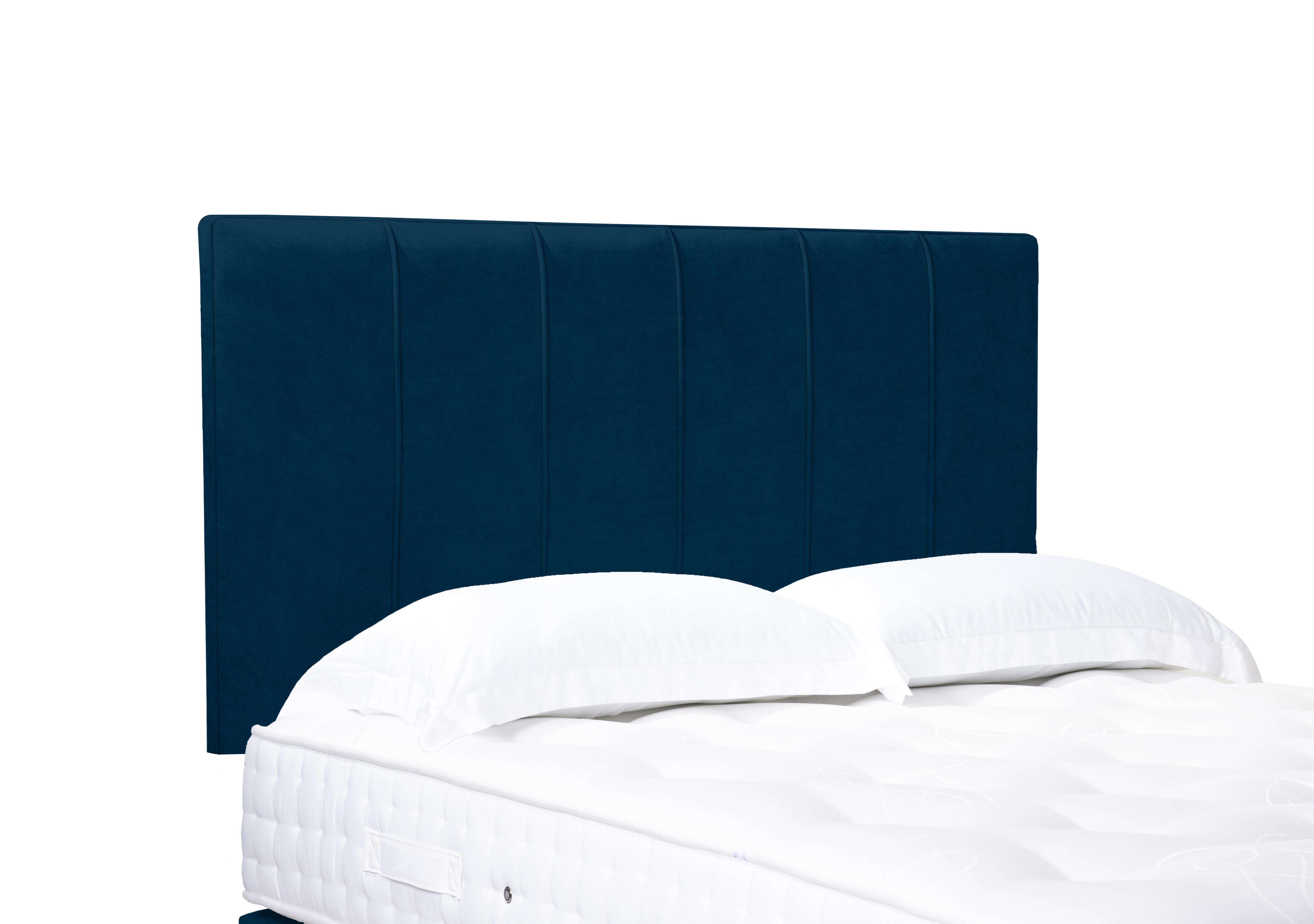 Artisan Collection Rhodes High Strutted Headboard in Plush Pacific on Furniture Village