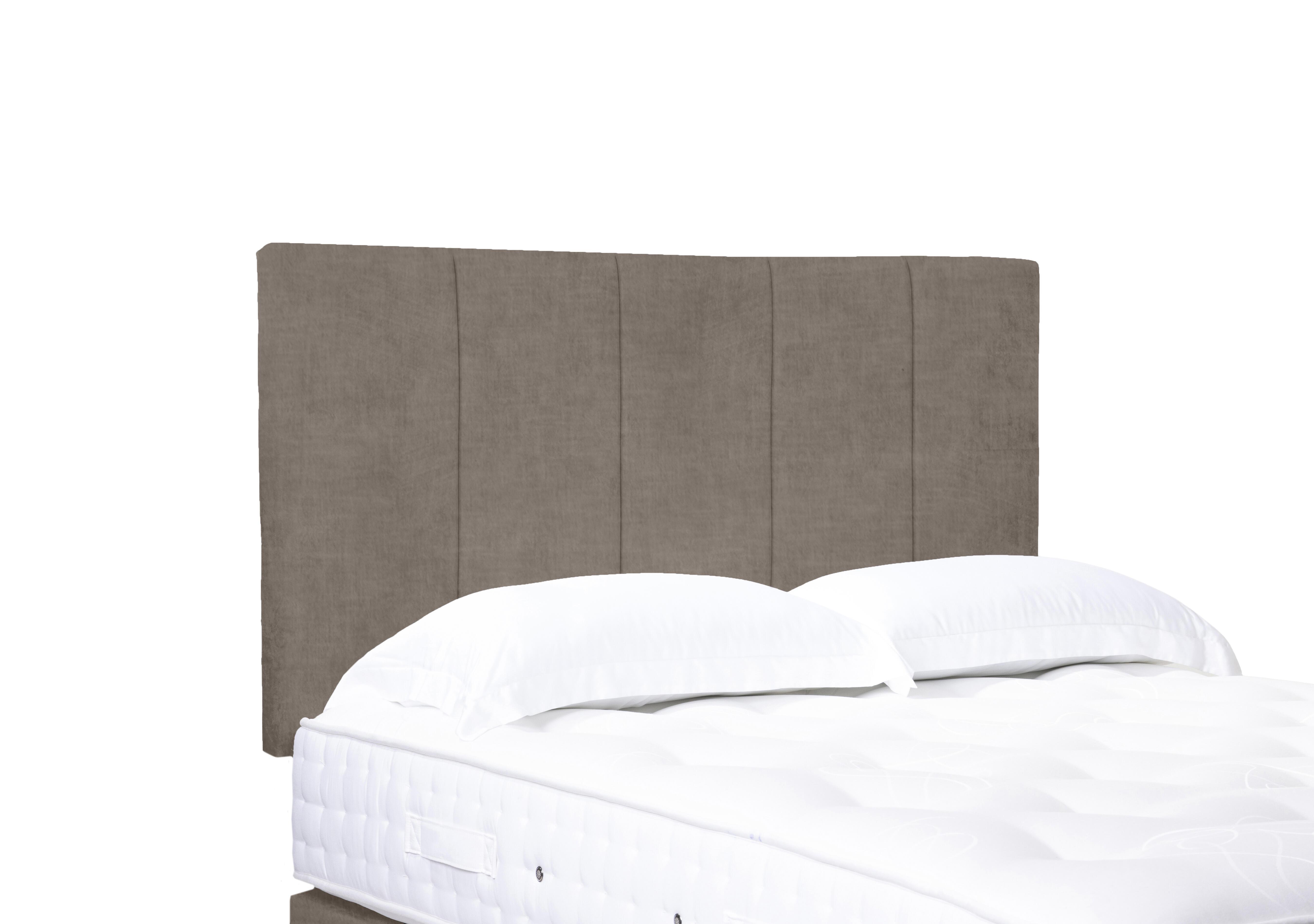 Artisan Collection Strata High Strutted Headboard in 904 Warm Onyx on Furniture Village