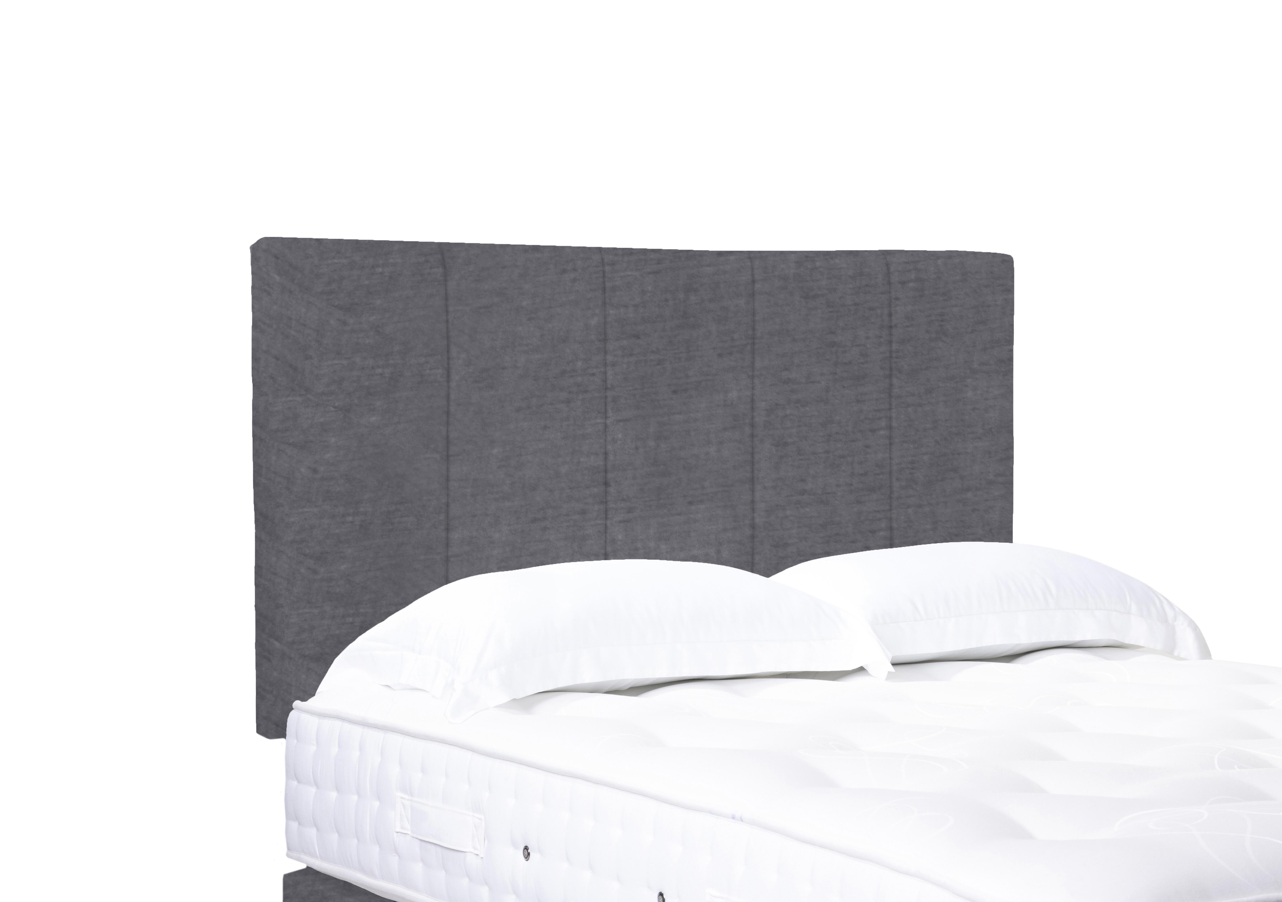 Artisan Collection Strata High Strutted Headboard in Aston Linen on Furniture Village