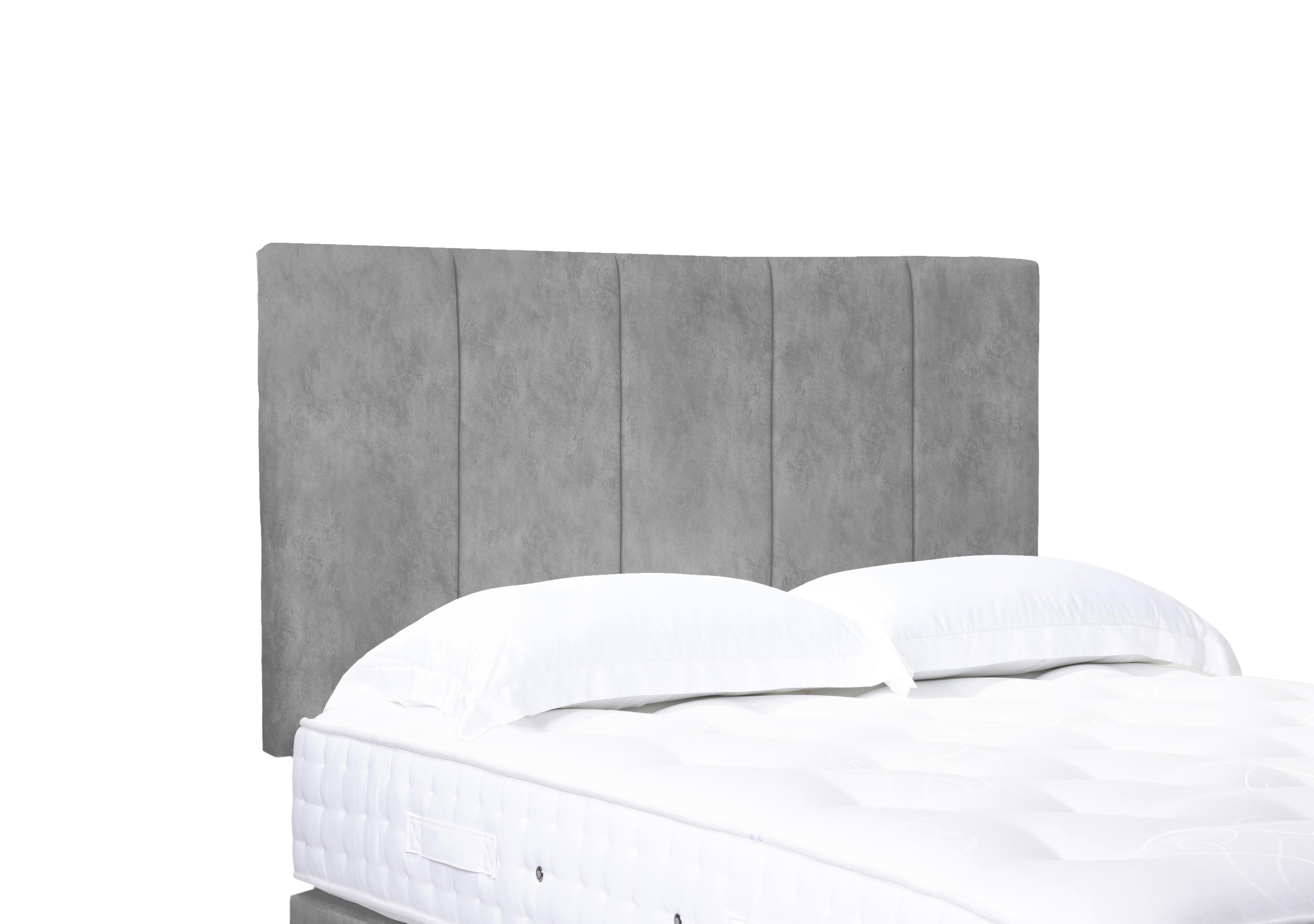 Artisan Collection Strata High Strutted Headboard in Dapple Sterling on Furniture Village