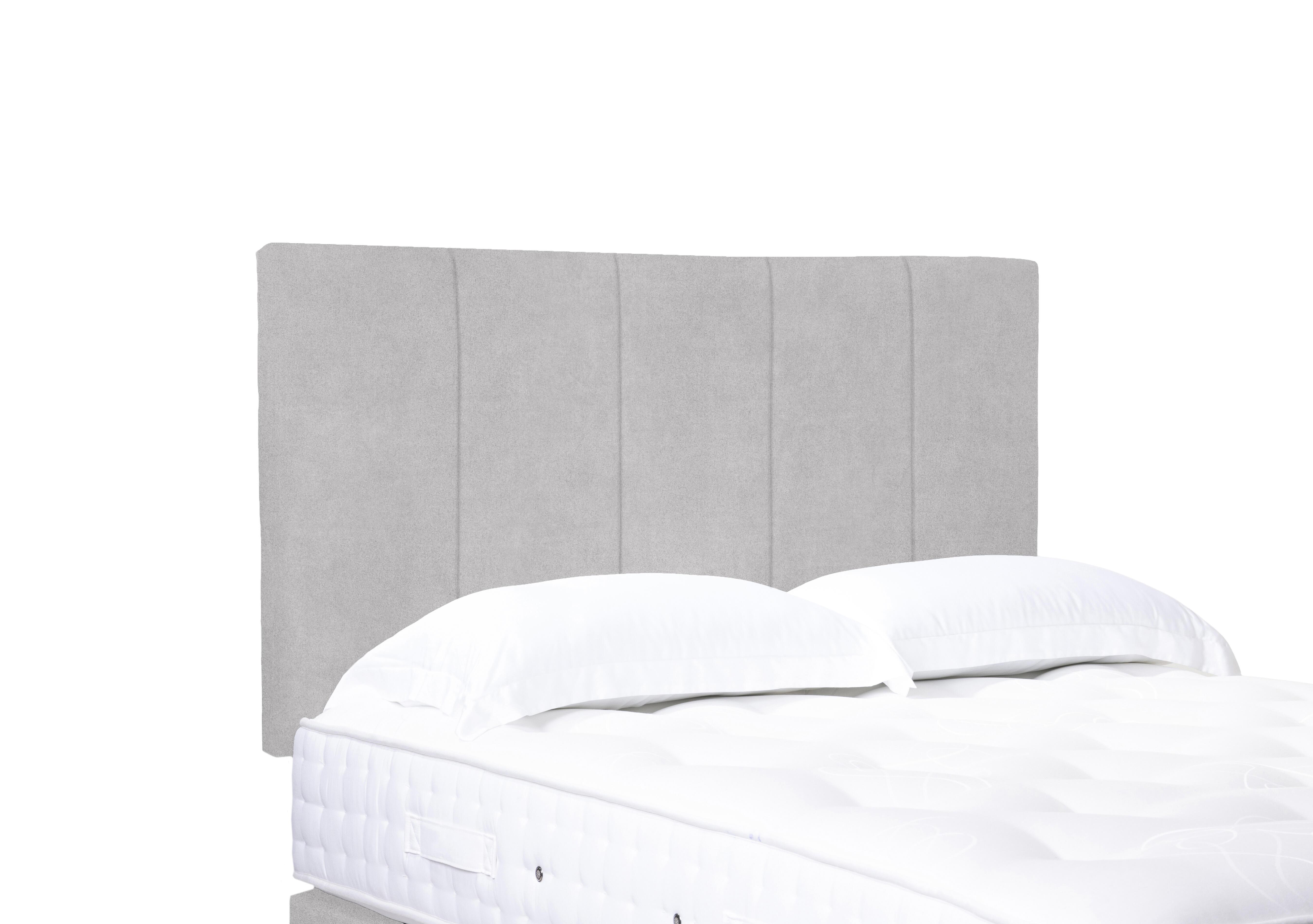 Artisan Collection Strata High Strutted Headboard in Queens Pebble on Furniture Village