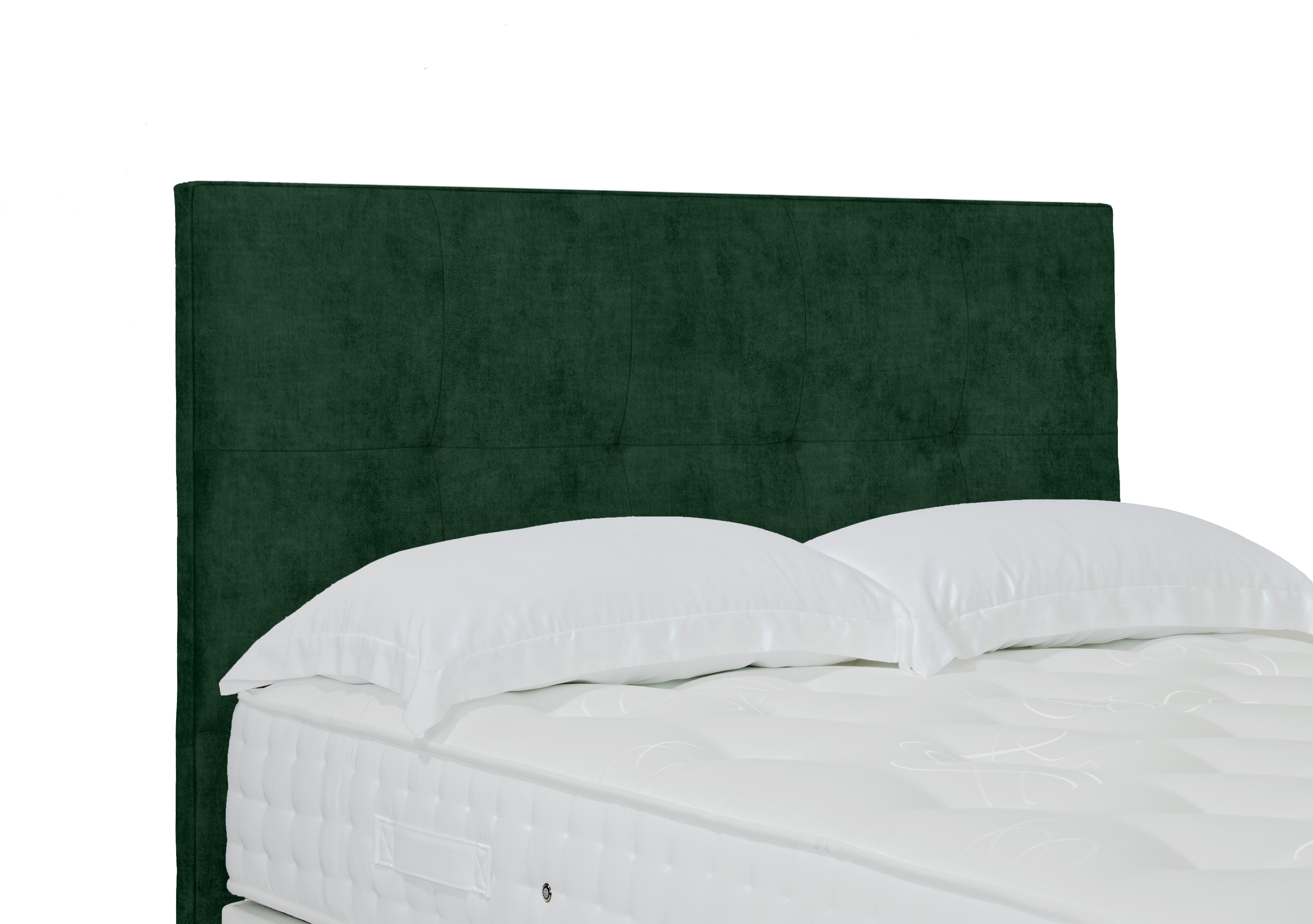Stratton Standard Floor Standing Headboard in 502 Tormaline Green on Furniture Village