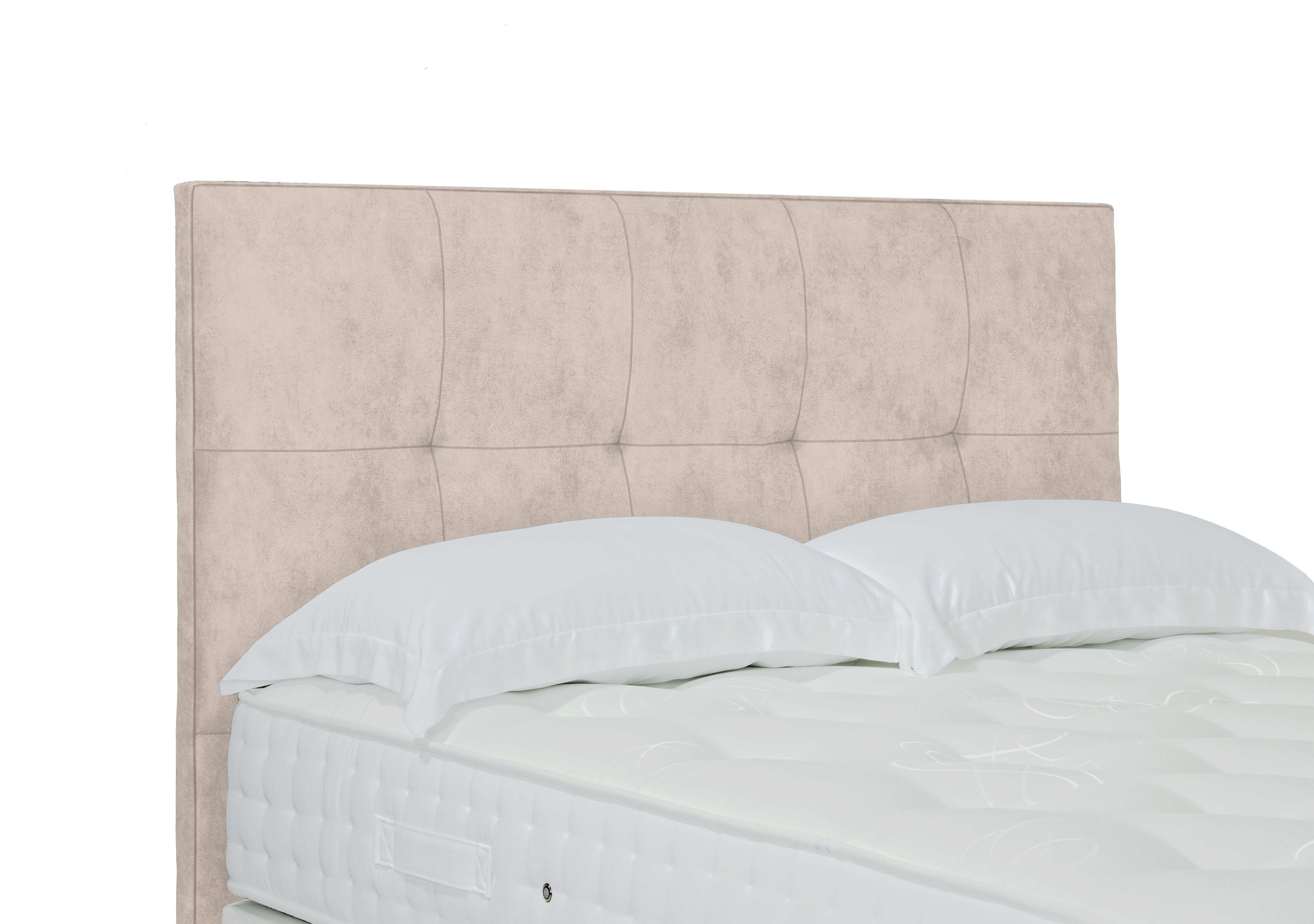 Stratton Standard Floor Standing Headboard in 901 Sandstone Pearl on Furniture Village