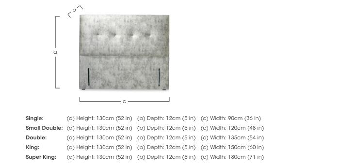 Artisan Collection Stratton Standard Floor Standing Headboard in  on Furniture Village