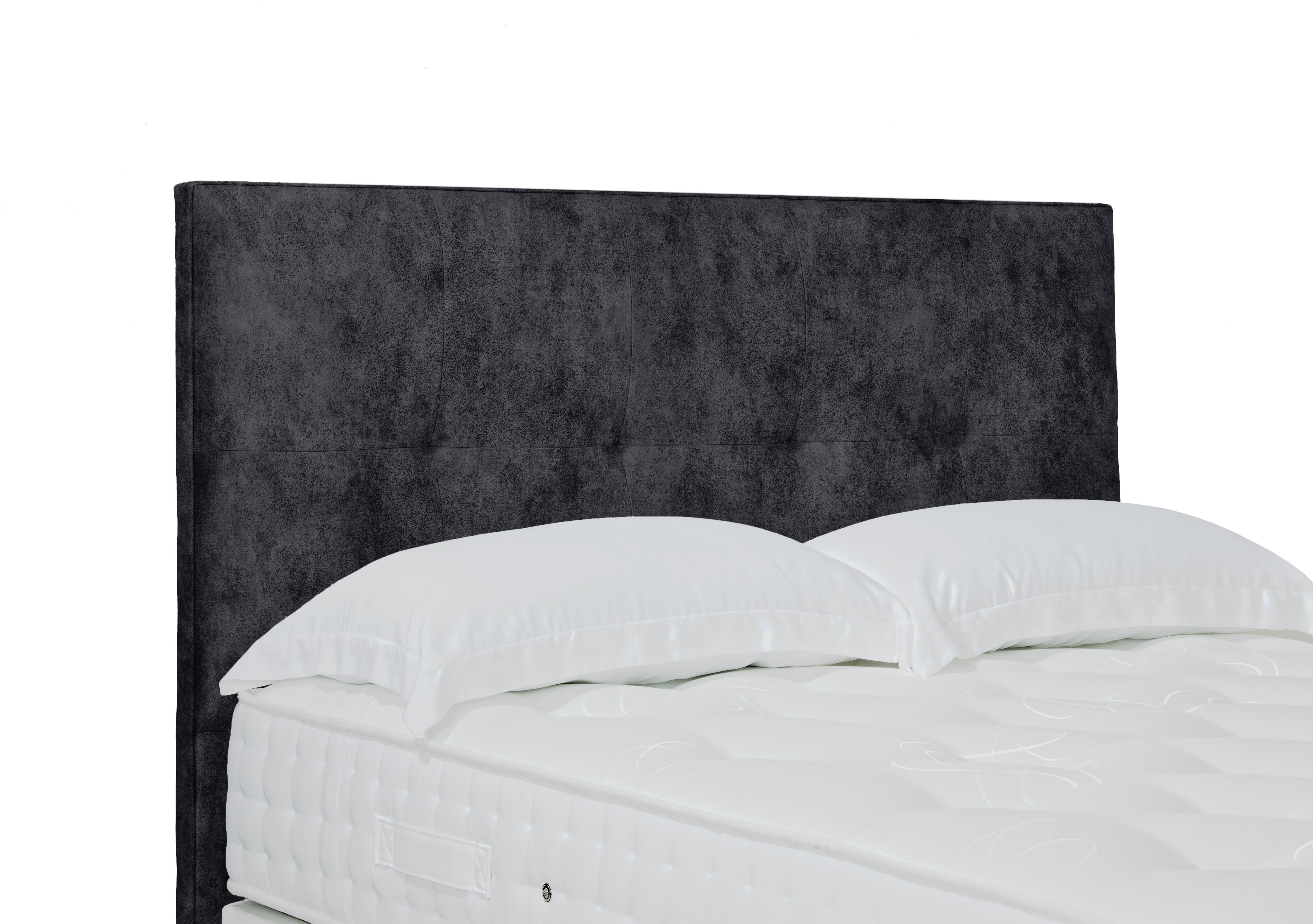 Stratton Standard Floor Standing Headboard in Daytona Coal on Furniture Village