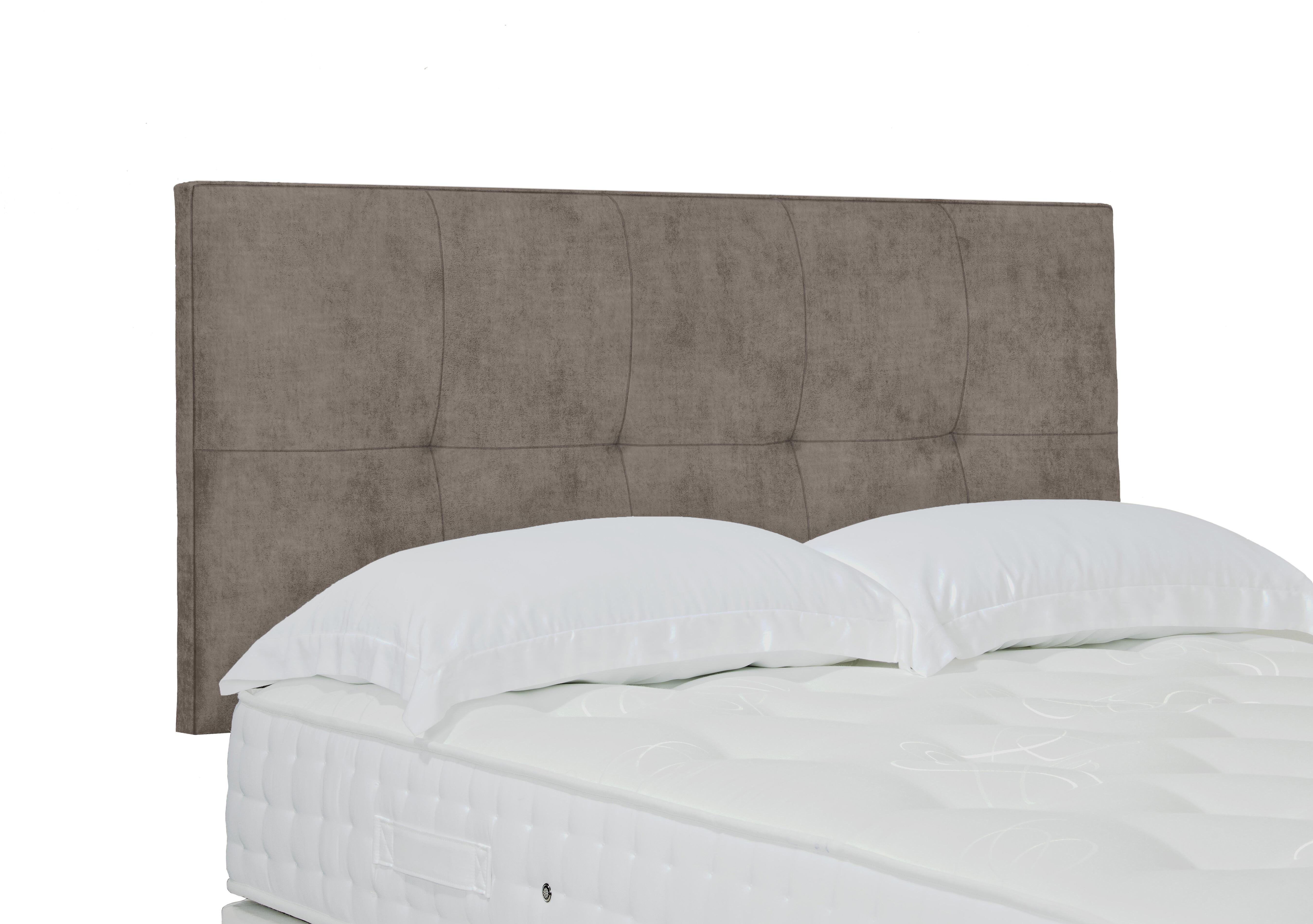 Stratton Standard Strutted Headboard in 904 Warm Onyx on Furniture Village