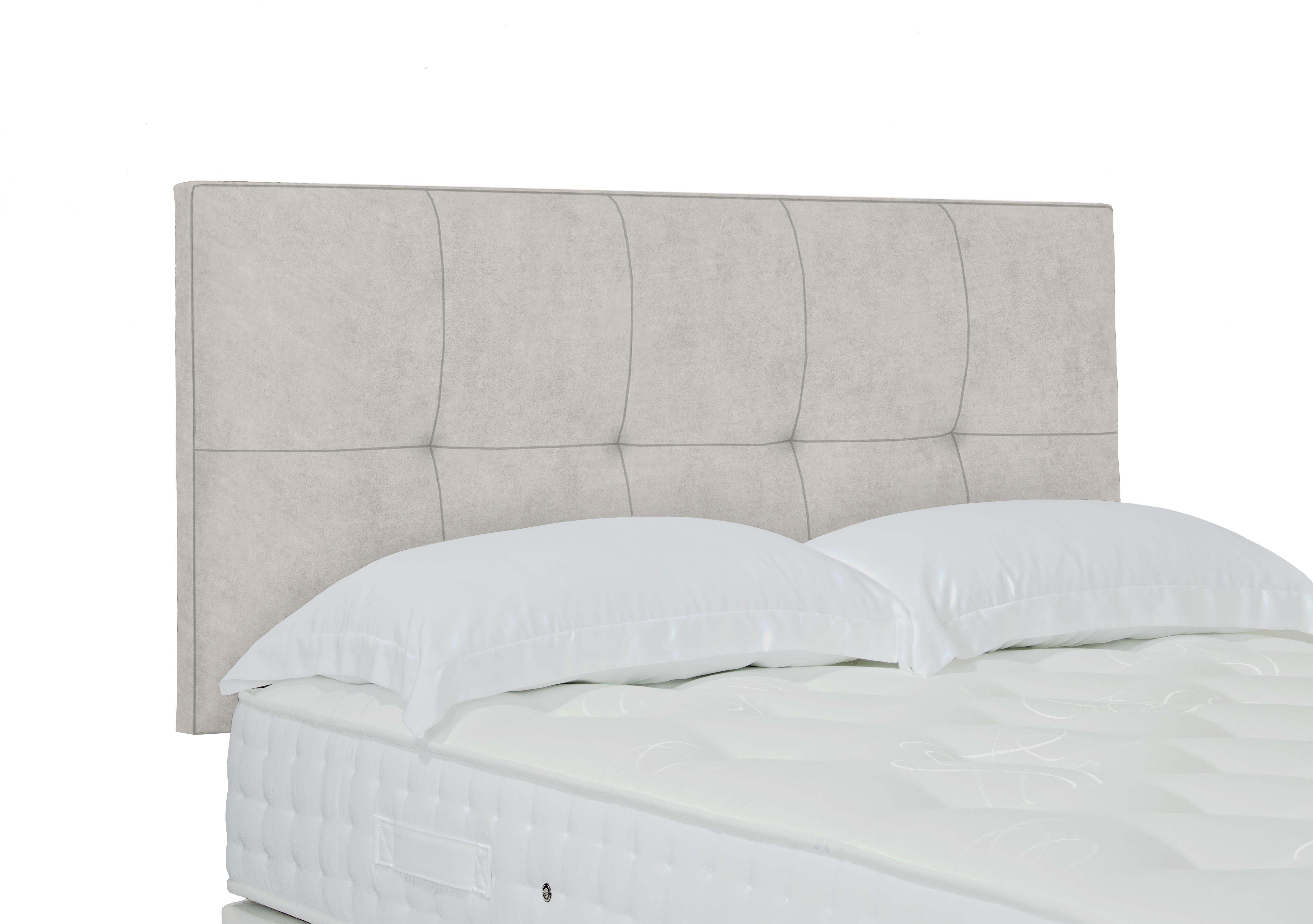 Artisan Collection Stratton Standard Strutted Headboard in Plush Ecru on Furniture Village