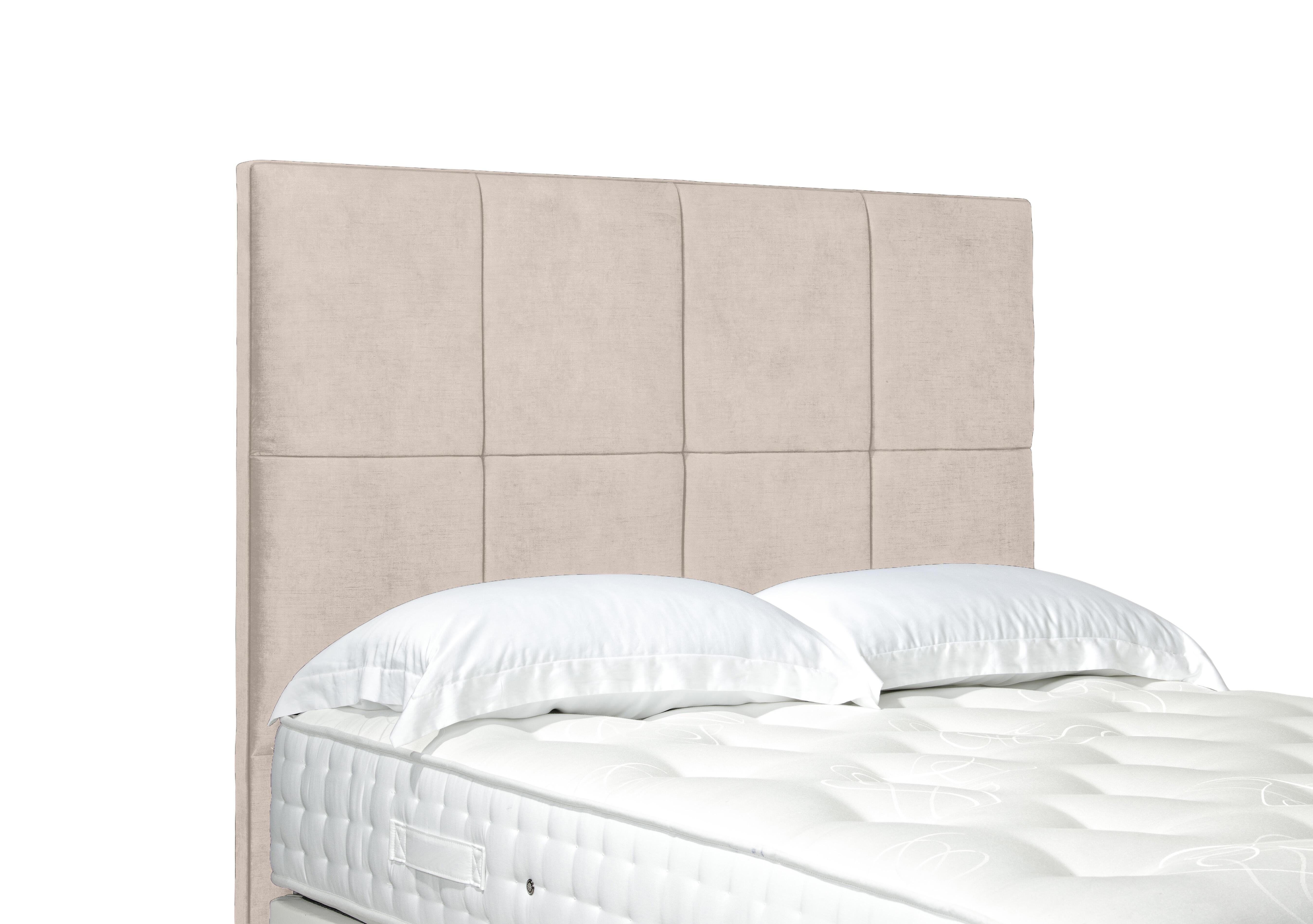 Artisan Collection Titan High Floor Standing Headboard in 901 Sandstone Pearl on Furniture Village