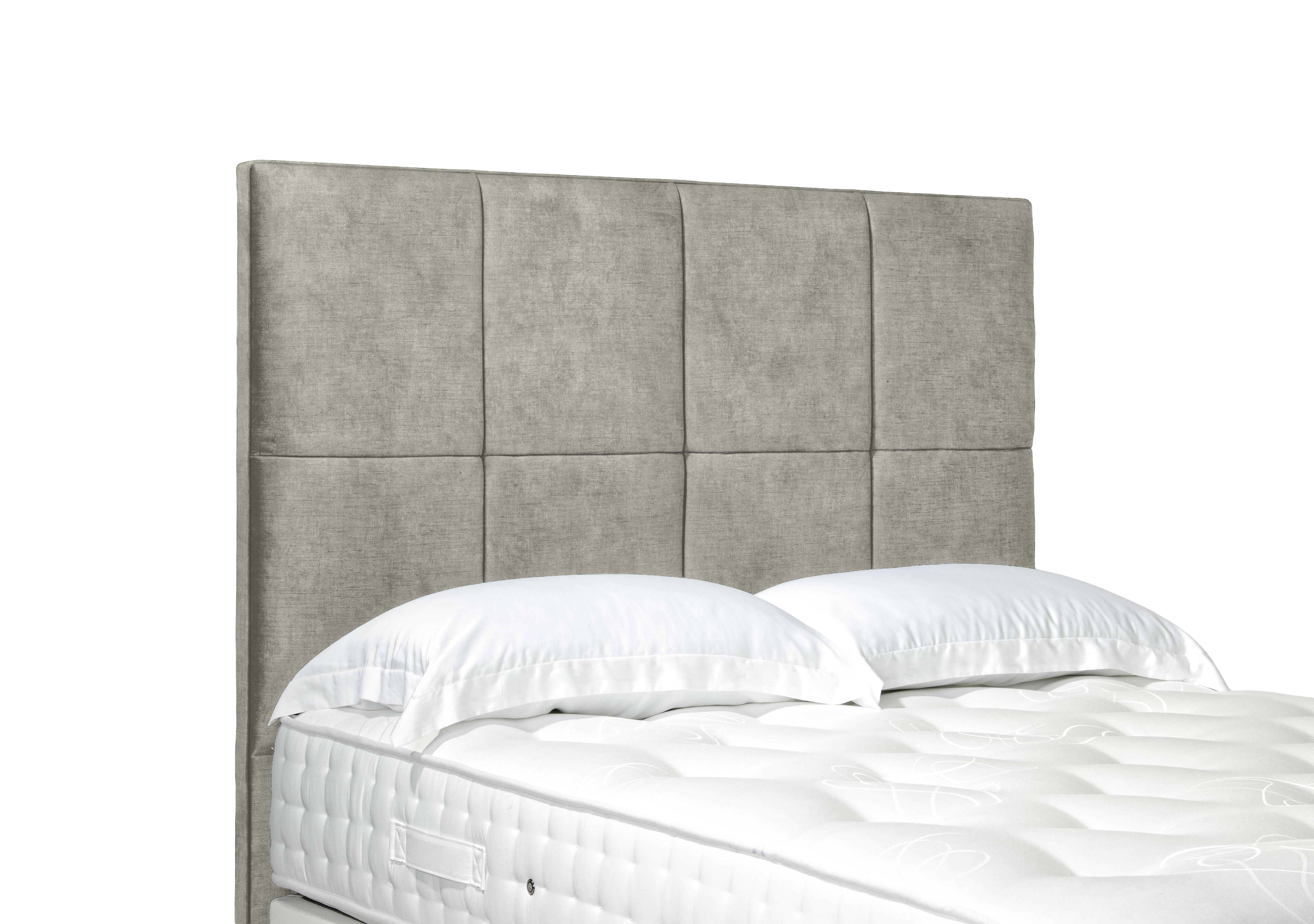 Artisan Collection Titan High Floor Standing Headboard in Dapple Oyster on Furniture Village