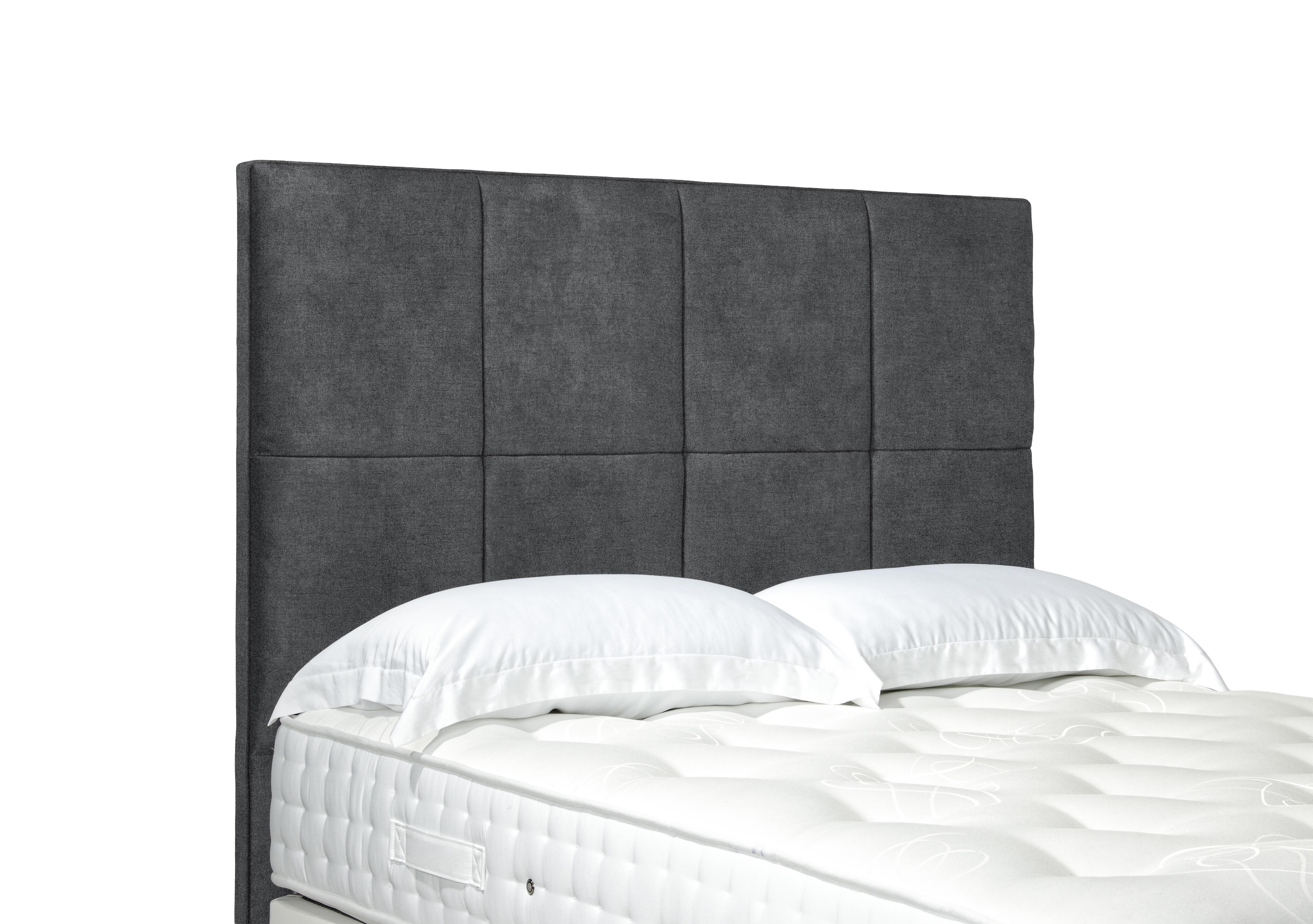 Artisan Collection Titan High Floor Standing Headboard in Pewter Haze on Furniture Village