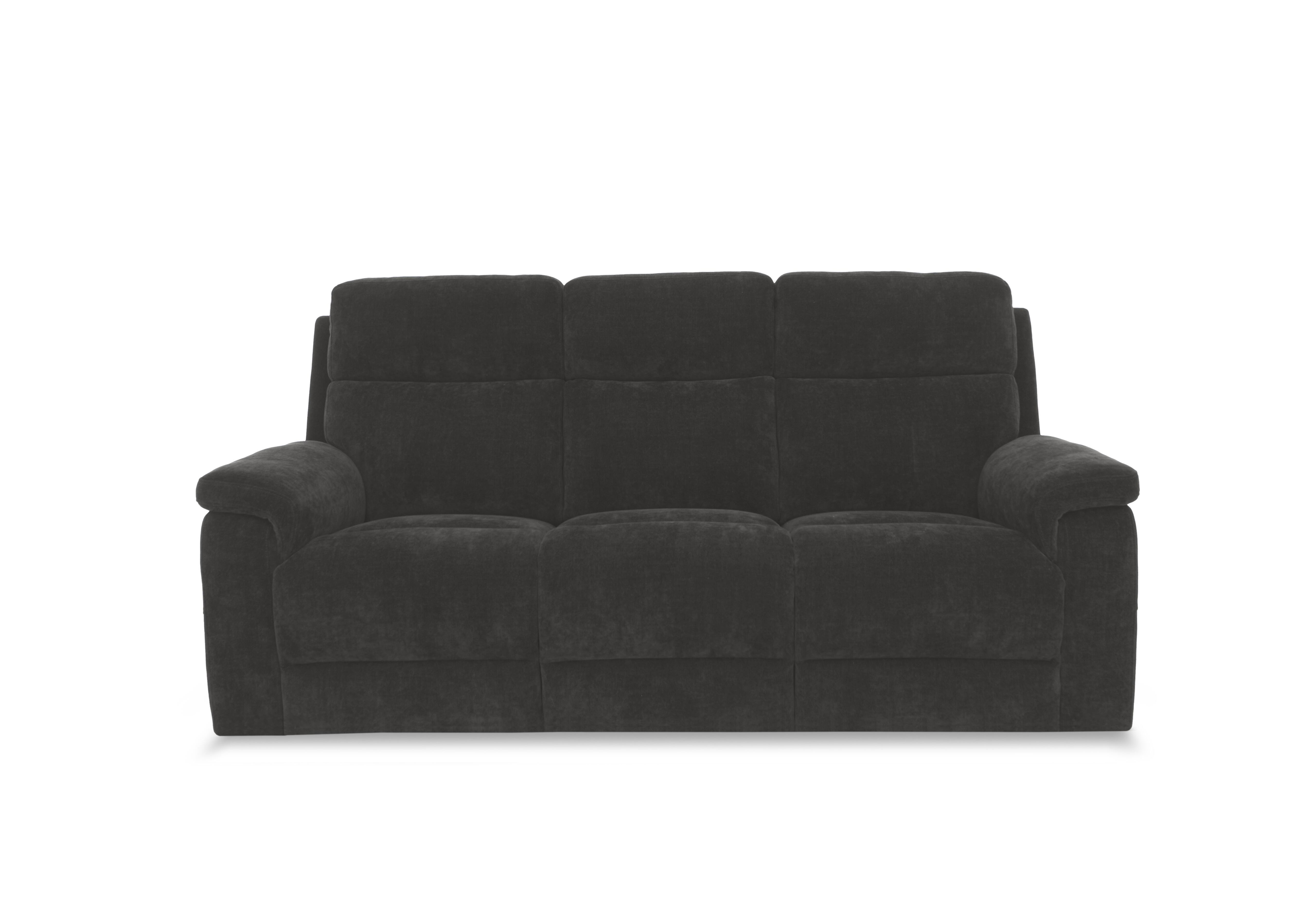 Raven Fabric 3 Seater Sofa in Hudson Charcoal 25460 on Furniture Village